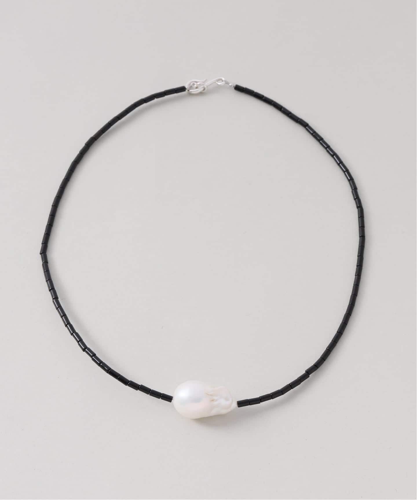 PREEK/プリーク Baroque pearl stone line choker ネックレス