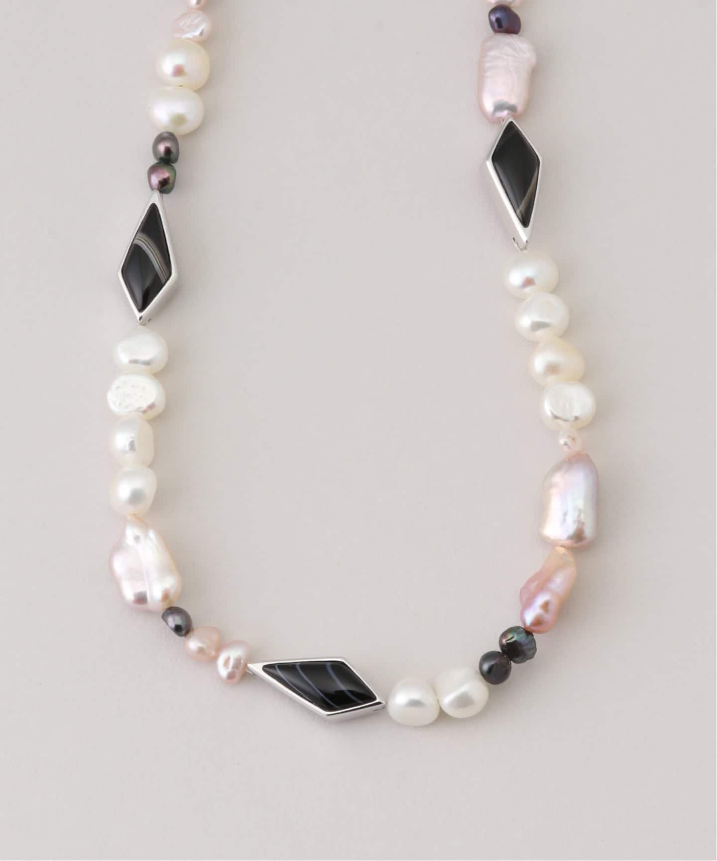 PREEK/プリーク how raw onyx pearl gradation nec（ネックレス