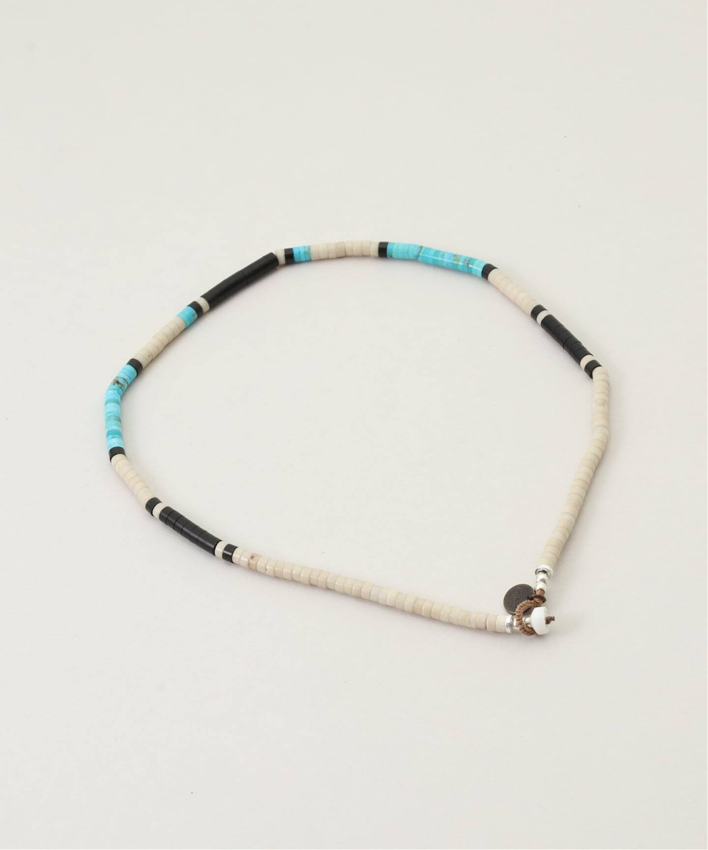 MIKIA/ミキア 別注fossiljasper/turquoise ネックレス40（ネックレス