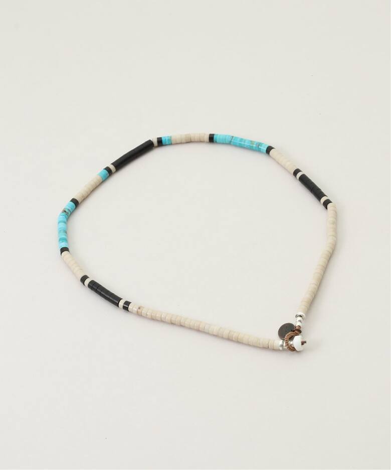 MIKIA/ミキア 別注fossiljasper/turquoise ネックレス40（ネックレス 