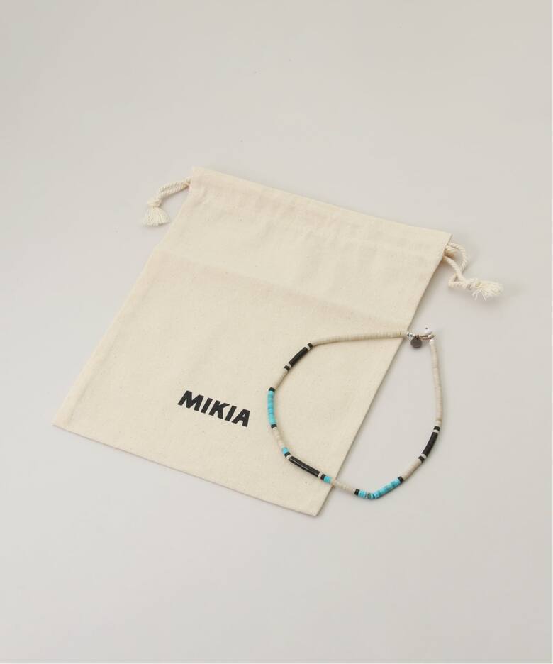 MIKIA/ミキア 別注fossiljasper/turquoise ネックレス40（ネックレス 