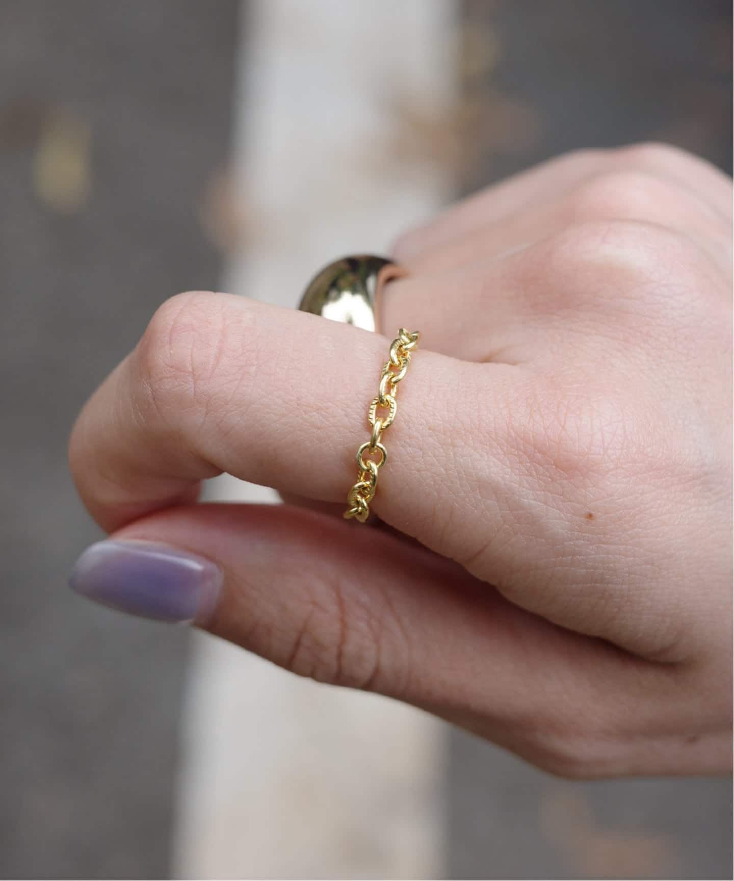 GIGI/ジジ Chain ring AL10014（リング）｜IENA（イエナ）の通販