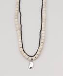 ABOAB/アボアブ ホワイトアガット Wネックレス