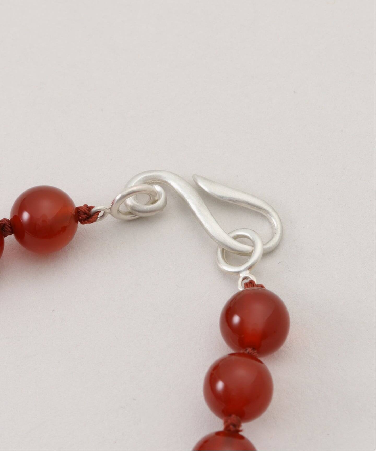 OCUCCI/オクチ STONE 8mm 43cm CHOKER RED AGATE ネックレス