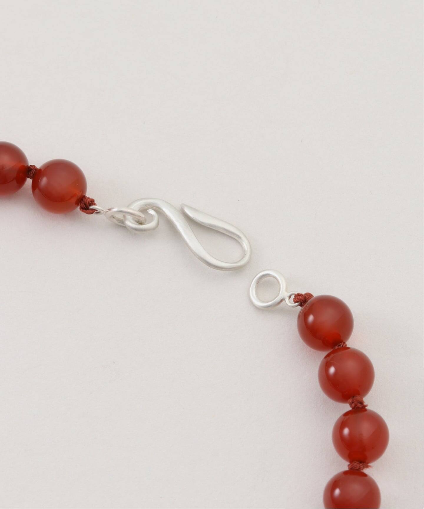 OCUCCI/オクチ STONE 8mm 43cm CHOKER RED AGATE ネックレス