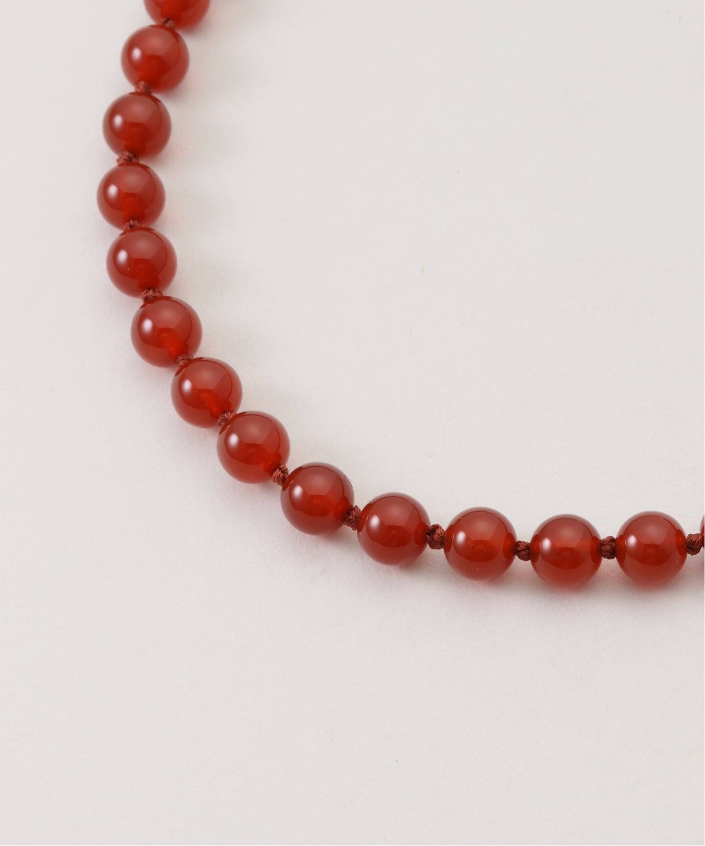 OCUCCI/オクチ STONE 8mm 43cm CHOKER RED AGATE ネックレス