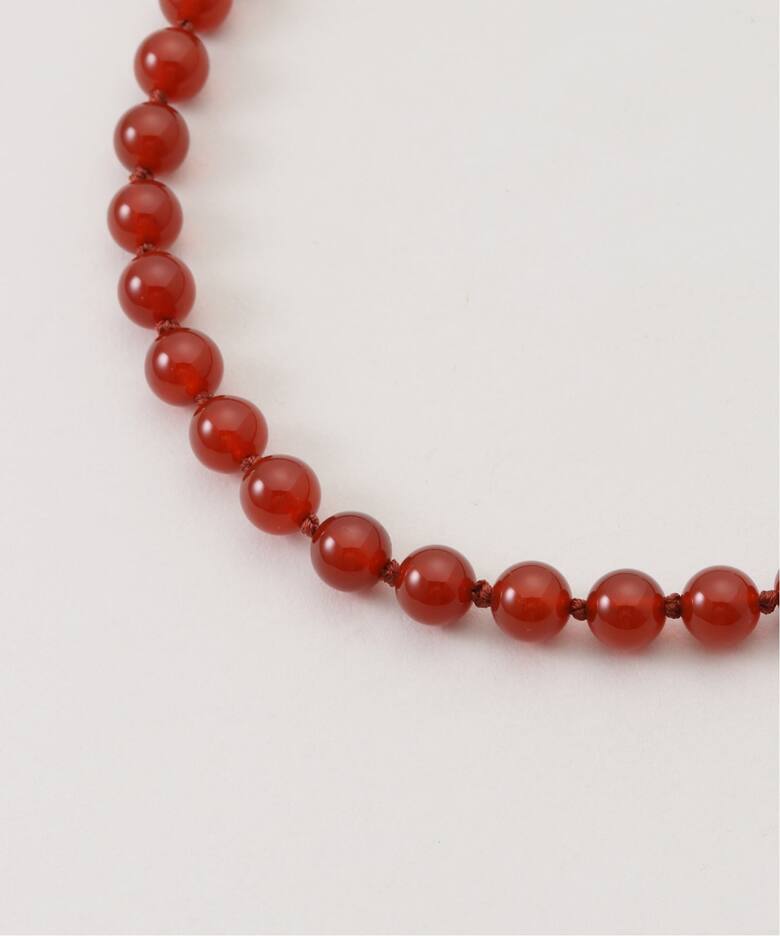 OCUCCI/オクチ STONE 8mm 43cm CHOKER RED AGATE ネックレス 