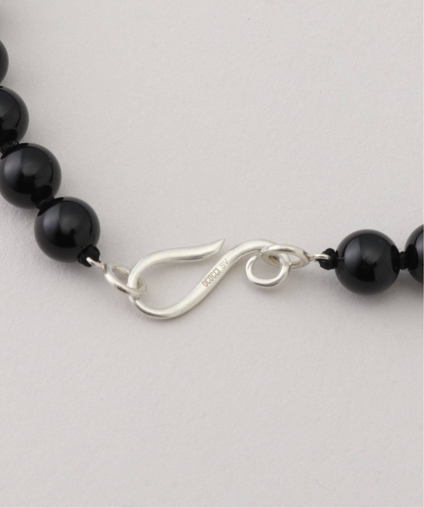 OCUCCI/オクチ STONE8mm 40CM CHOKER ONYX（ネックレス）｜FRAMeWORK