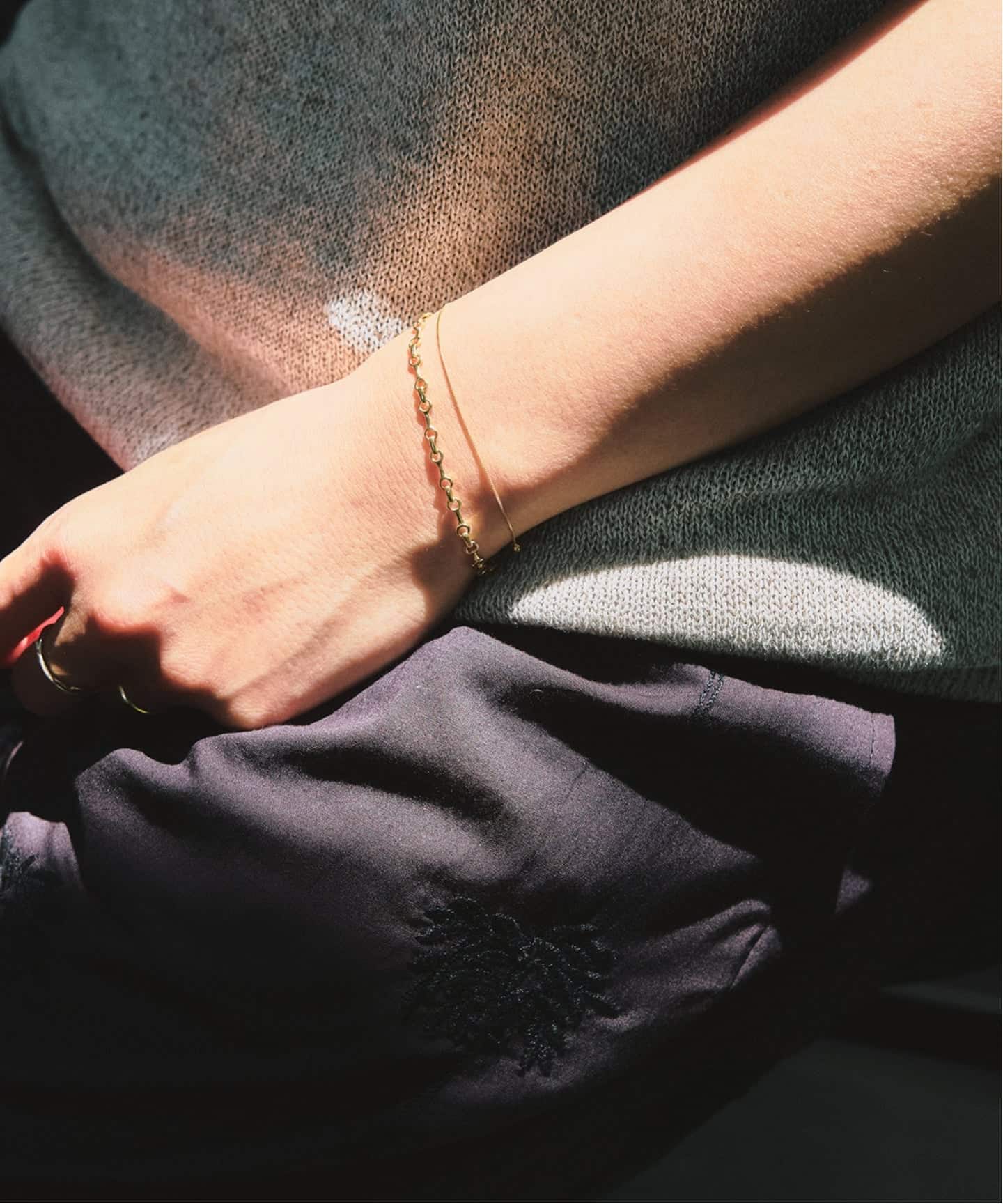 追加》GIGI/ジジ 別注GOLD LINE ブレスレット（ブレスレット・バングル