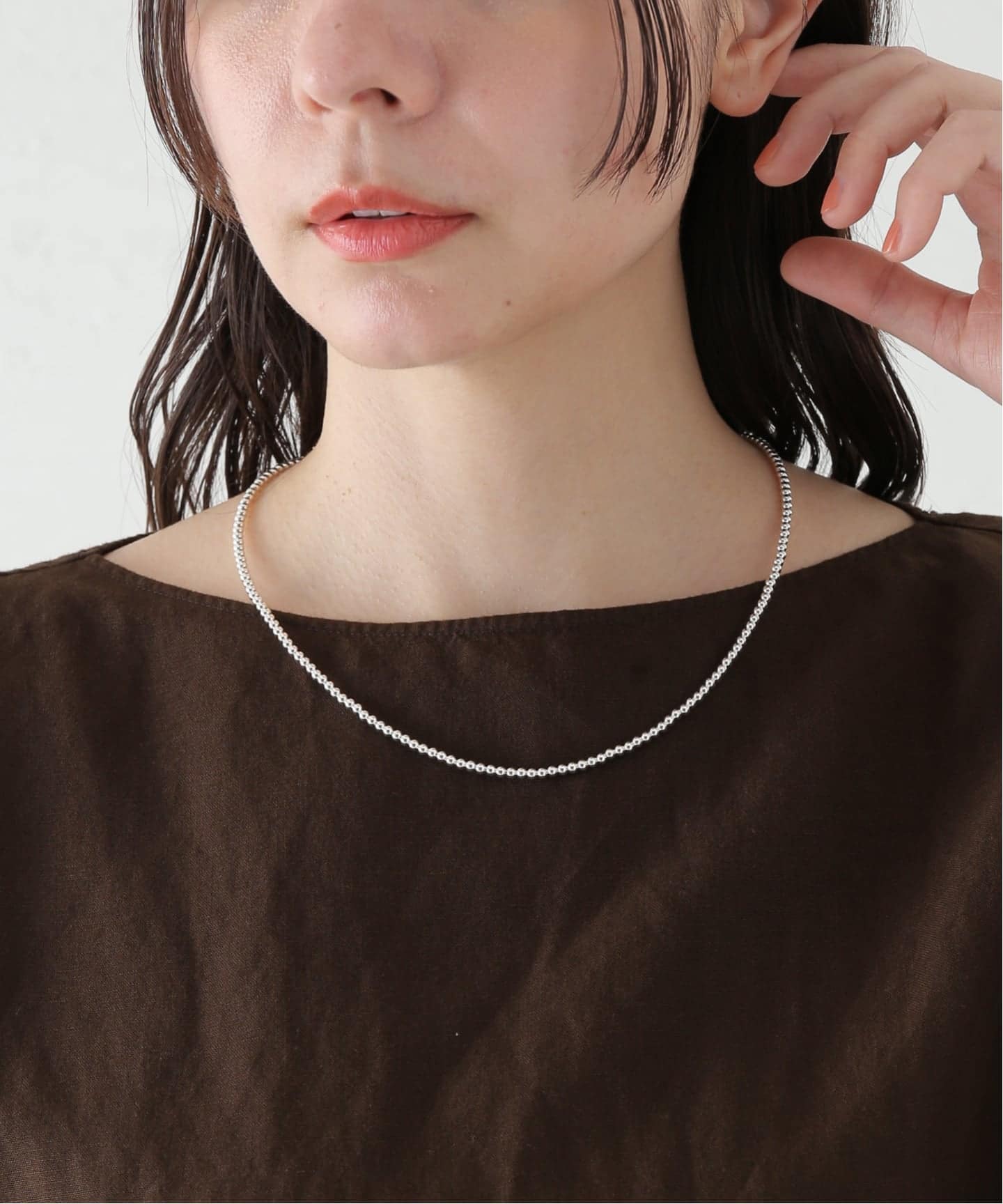 ERICKA NICOLAS BEGAY NAVAJO PEARL NC 3mm（ネックレス）｜FRAMeWORK
