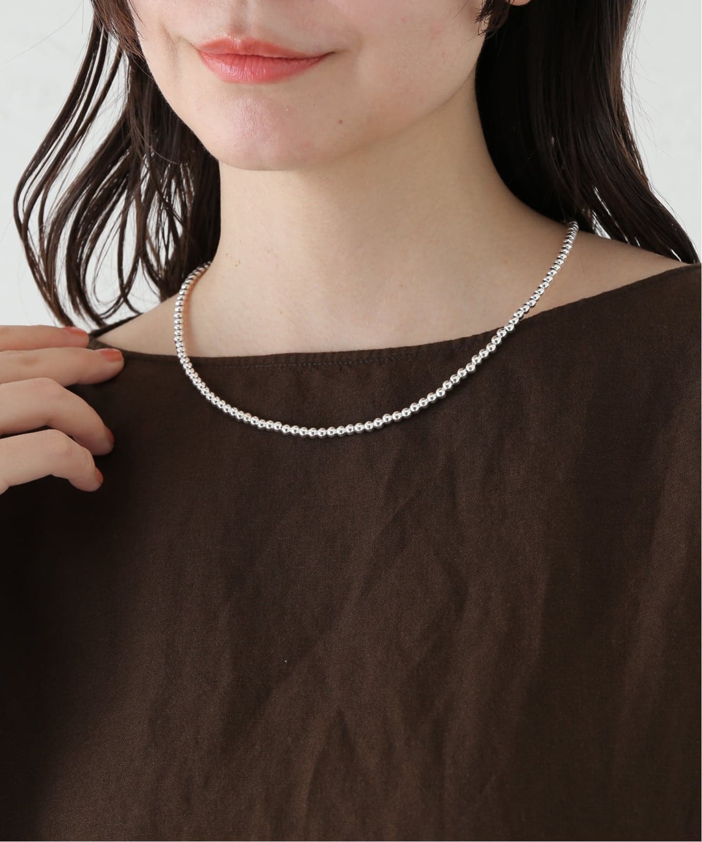ERICKA NICOLAS BEGAY NAVAJO PEARL NC 4mm（ネックレス）｜FRAMeWORK