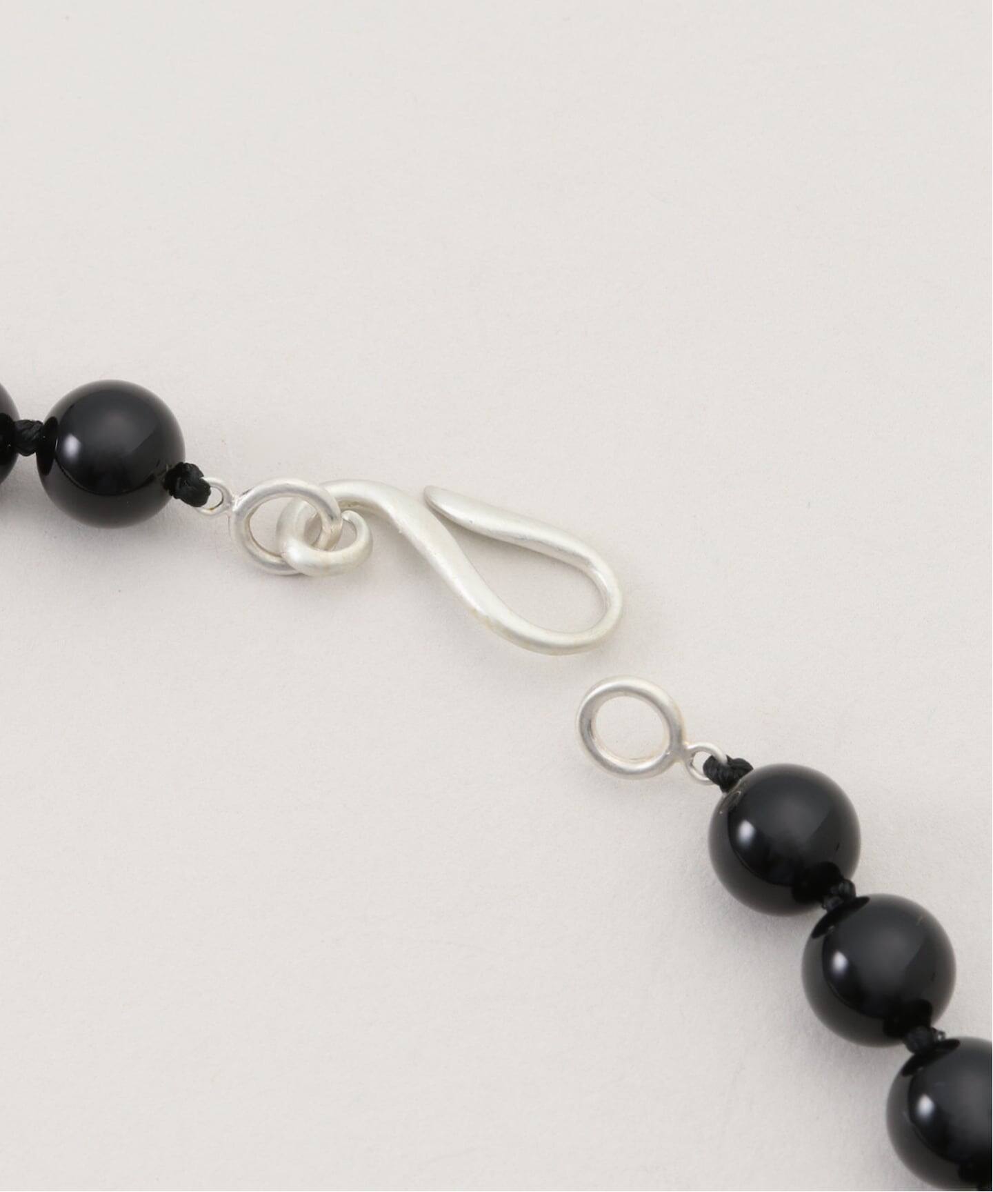 ≪追加≫OCUCCI/オクチ 別注STONE8mm 43CM CHOKER ONYX（ネックレス