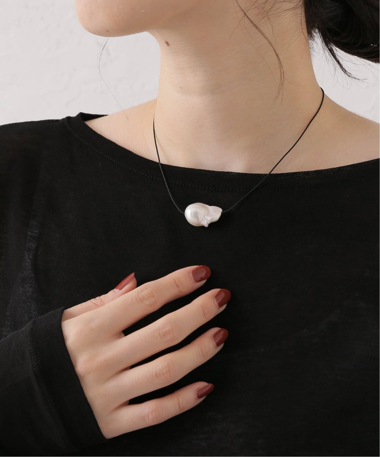 R.ALAGAN/ララガン DISTORTED PEARL CHOKER（ネックレス）｜THENIME