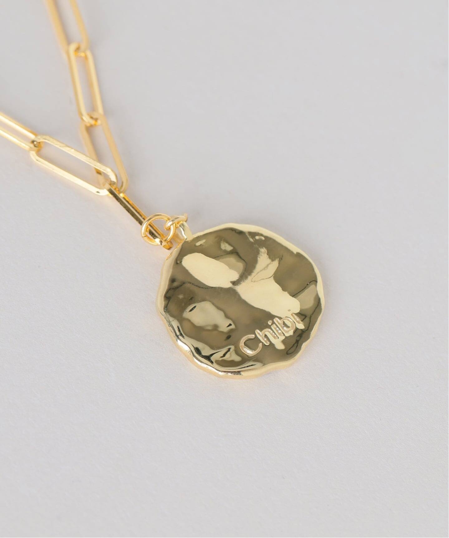 chibi jewels/チビジュエルズ Letter Coin Necklace（ネックレス