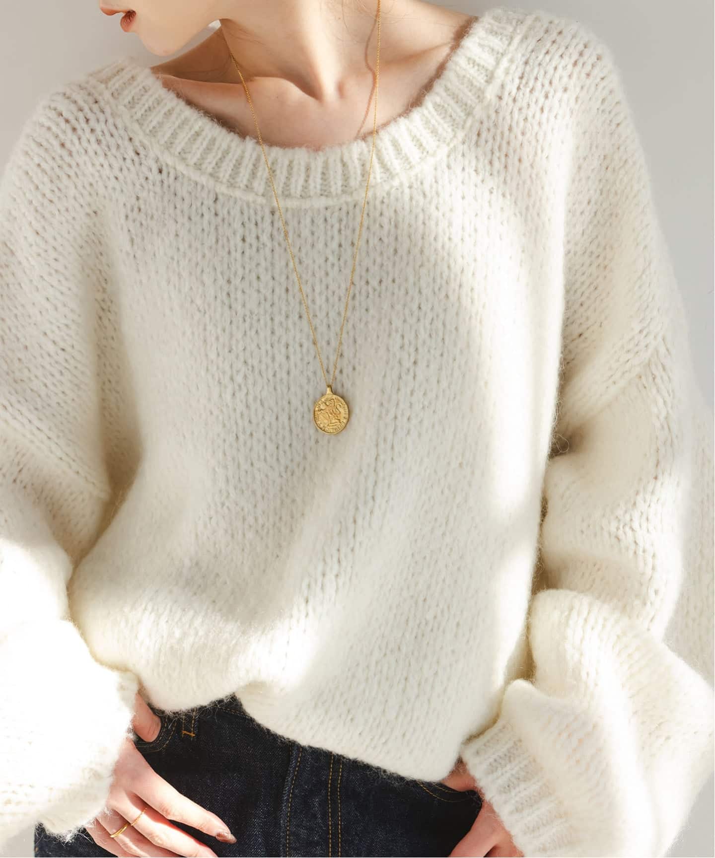 chibi jewels/チビジュエルズ Ancient Coin Long Necklace（ネックレス