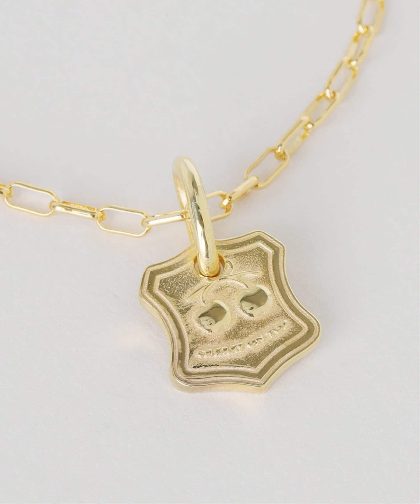 【まみ】Chibi jewels ネックレス ゴールド 華奢 chibi jewels/チビジュエルズ Cherry Coin Necklace（ネックレス