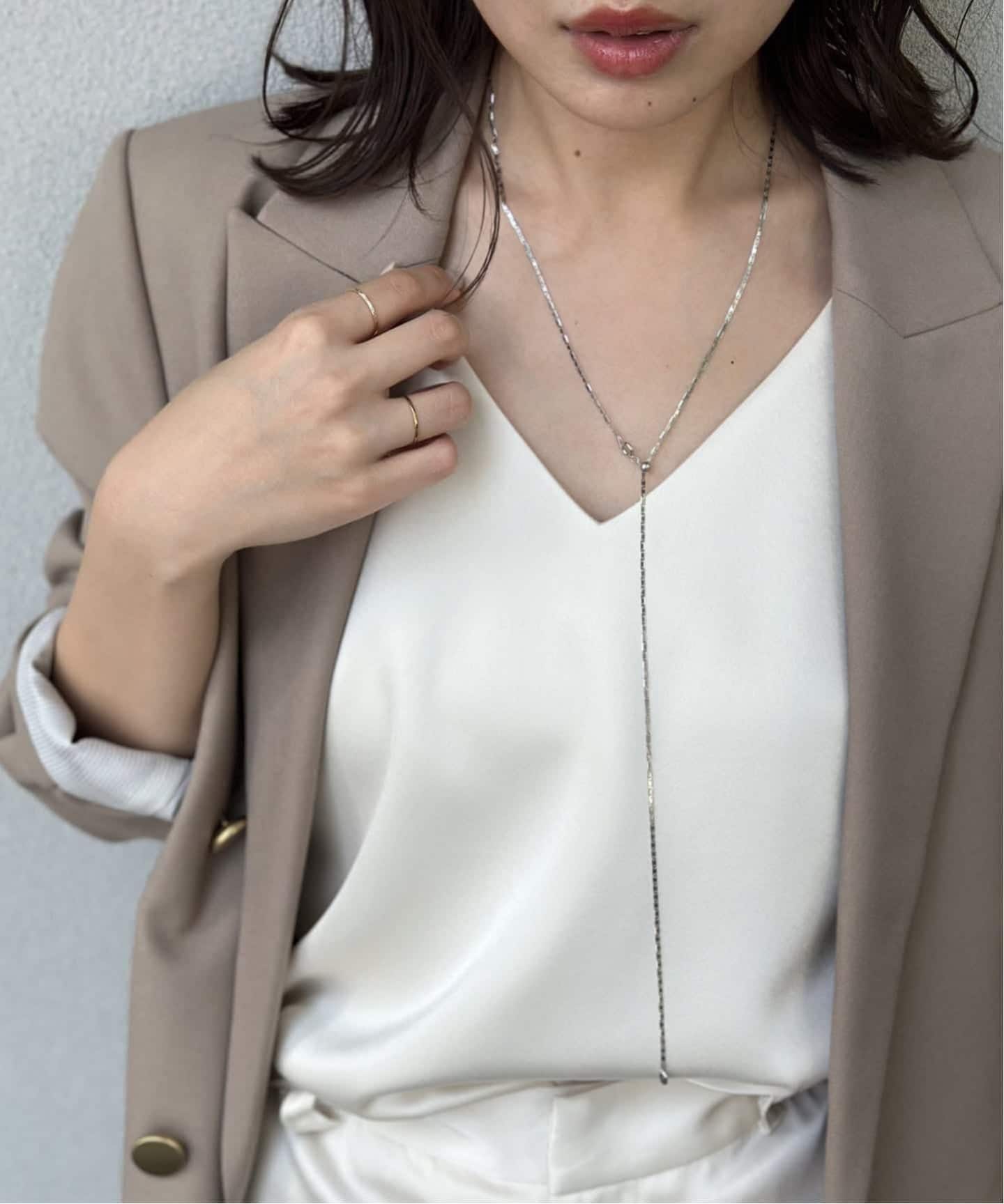 追加》MARIA BLACK/マリア ブラック Karen Necklace(シルバー)10