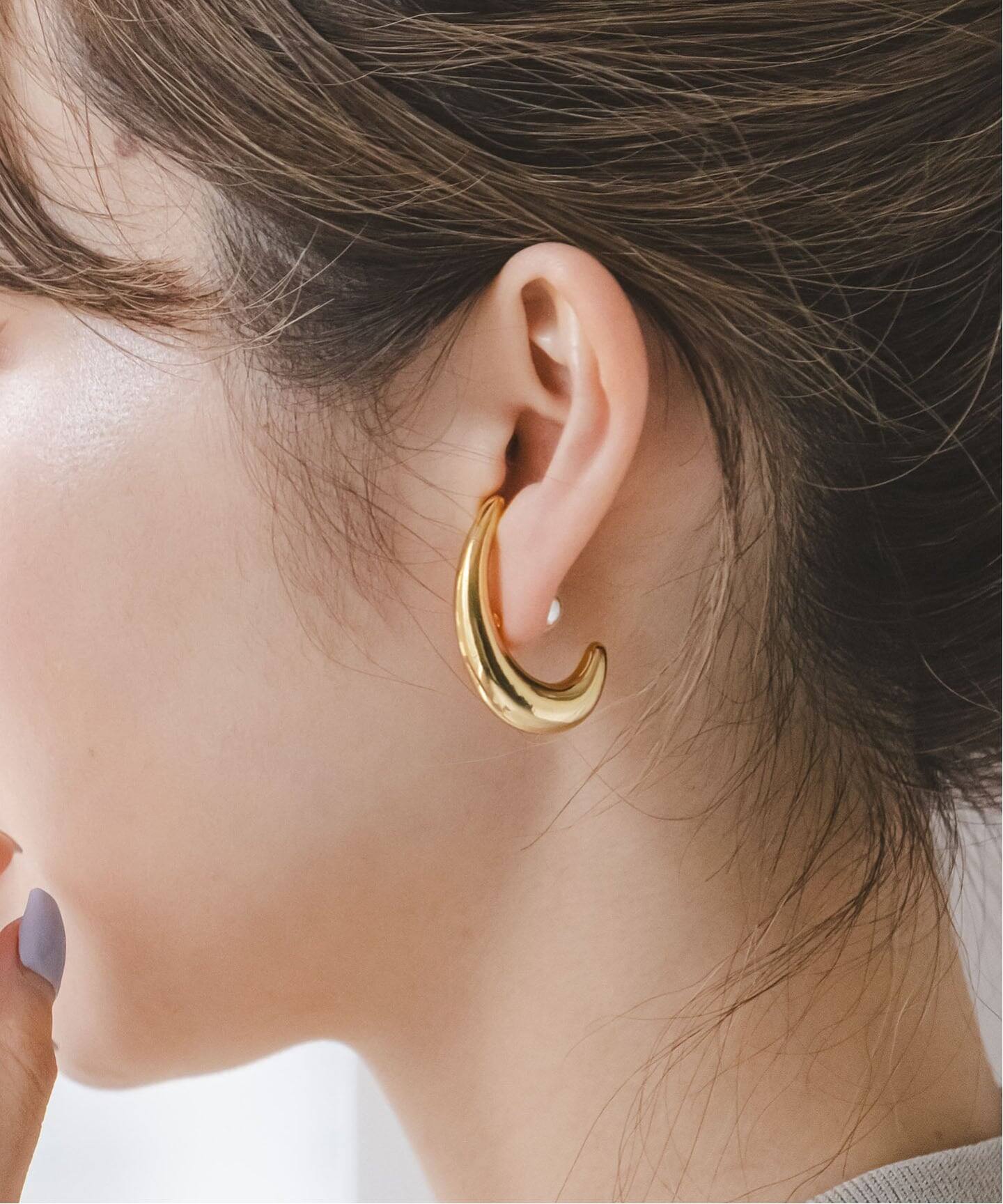 in mood/インムード CRESCENT pierce（ピアス（両耳用））｜NOBLE
