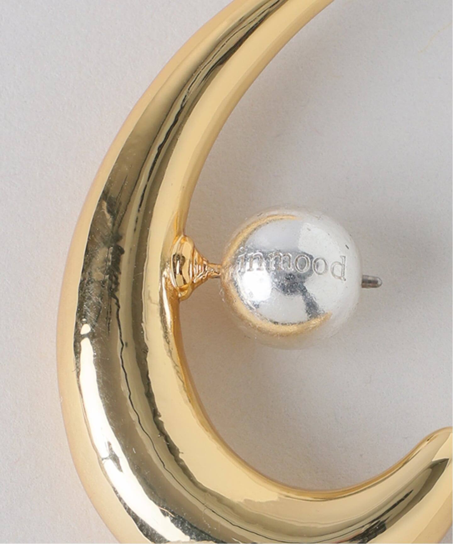 in mood/インムード CRESCENT pierce（ピアス（両耳用））｜NOBLE