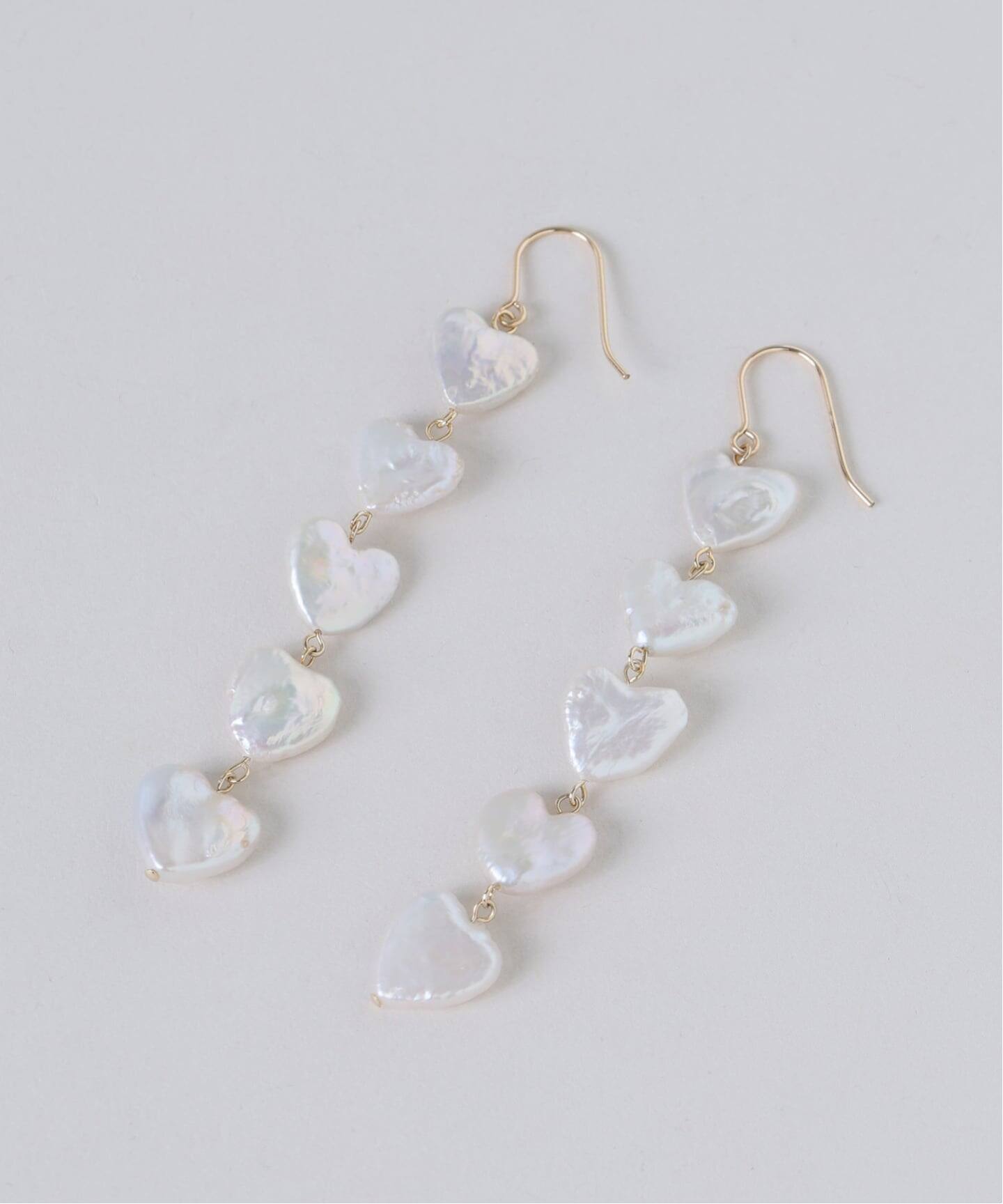 MIHOKO SAKAI/ミホコサカイ ハートパールピアス（ピアス（両耳用