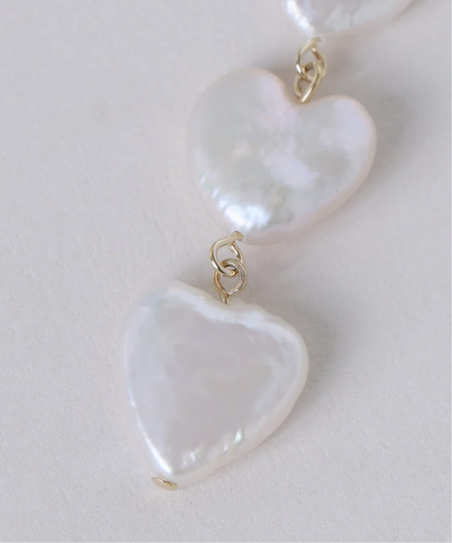 予約》MIHOKO SAKAI/ミホコサカイ ハートパールピアス（ピアス（両耳用