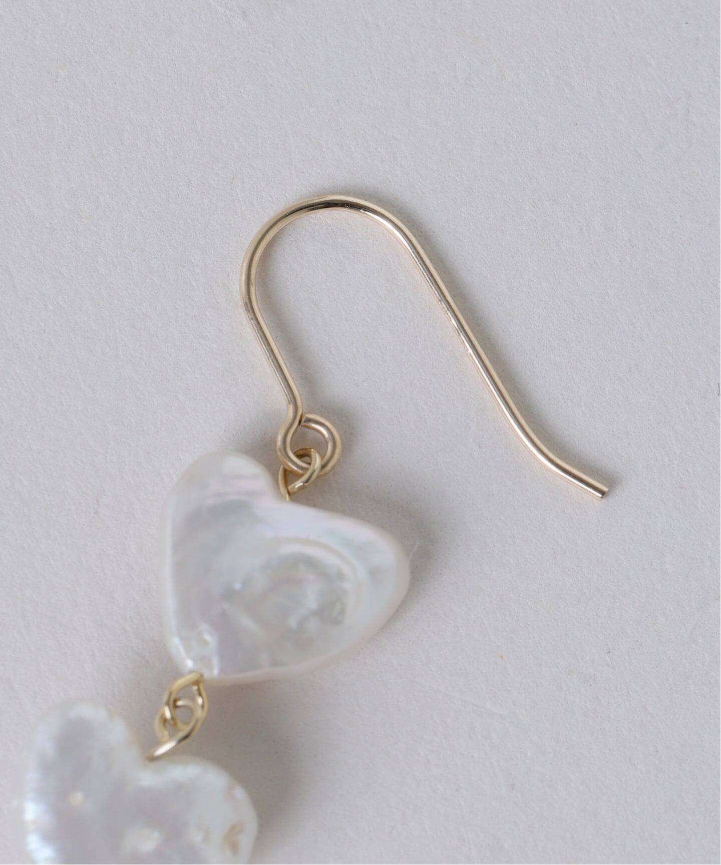 MIHOKO SAKAI/ミホコサカイ ハートパールピアス（ピアス（両耳用