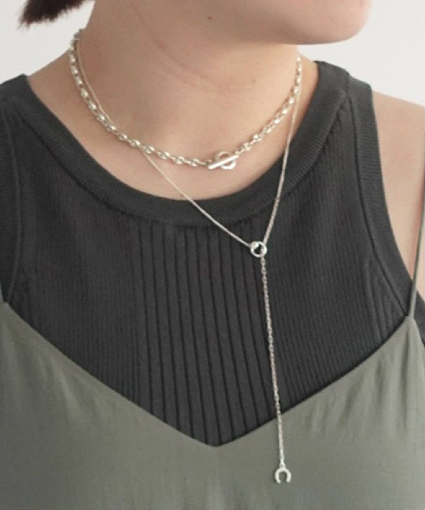 Sympathy of Soul/シンパシーオブソウル DROP HORSESHOE NECKLACE 
