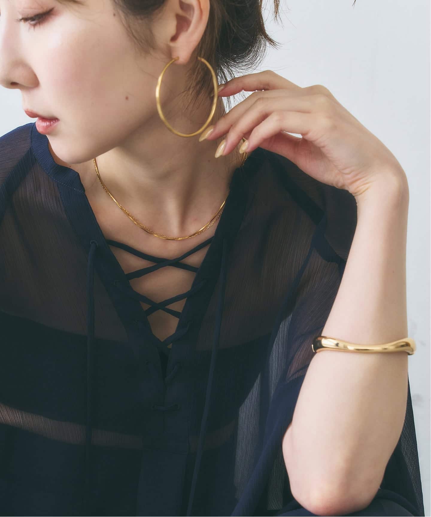 追加》MARIA BLACK/マリア ブラック Senorita 50 Hoop - PAIR（ピアス