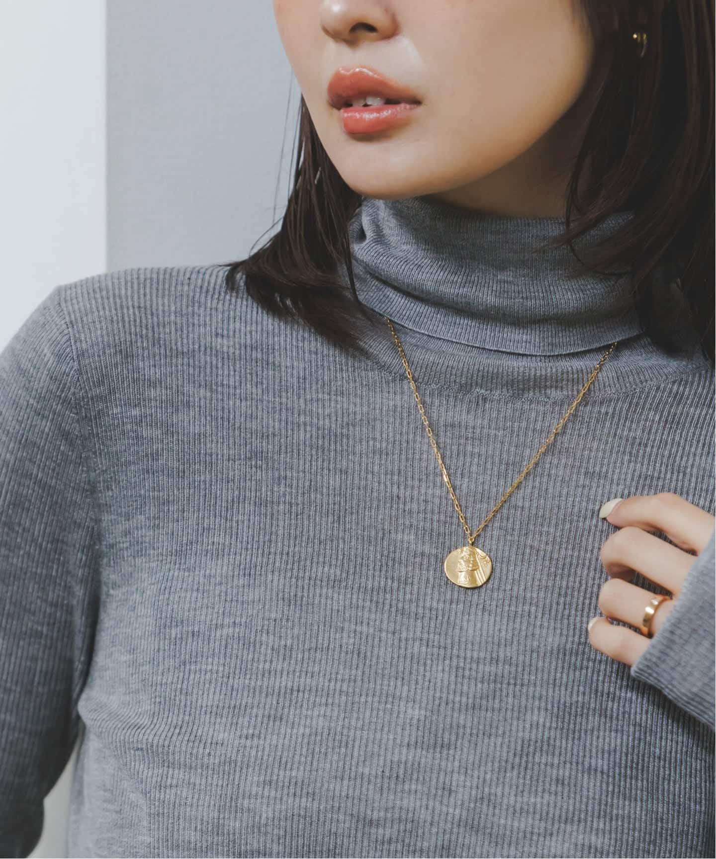予約》MARIHA/マリハ A/M Darius レクタングルチェーン45cmネックレス