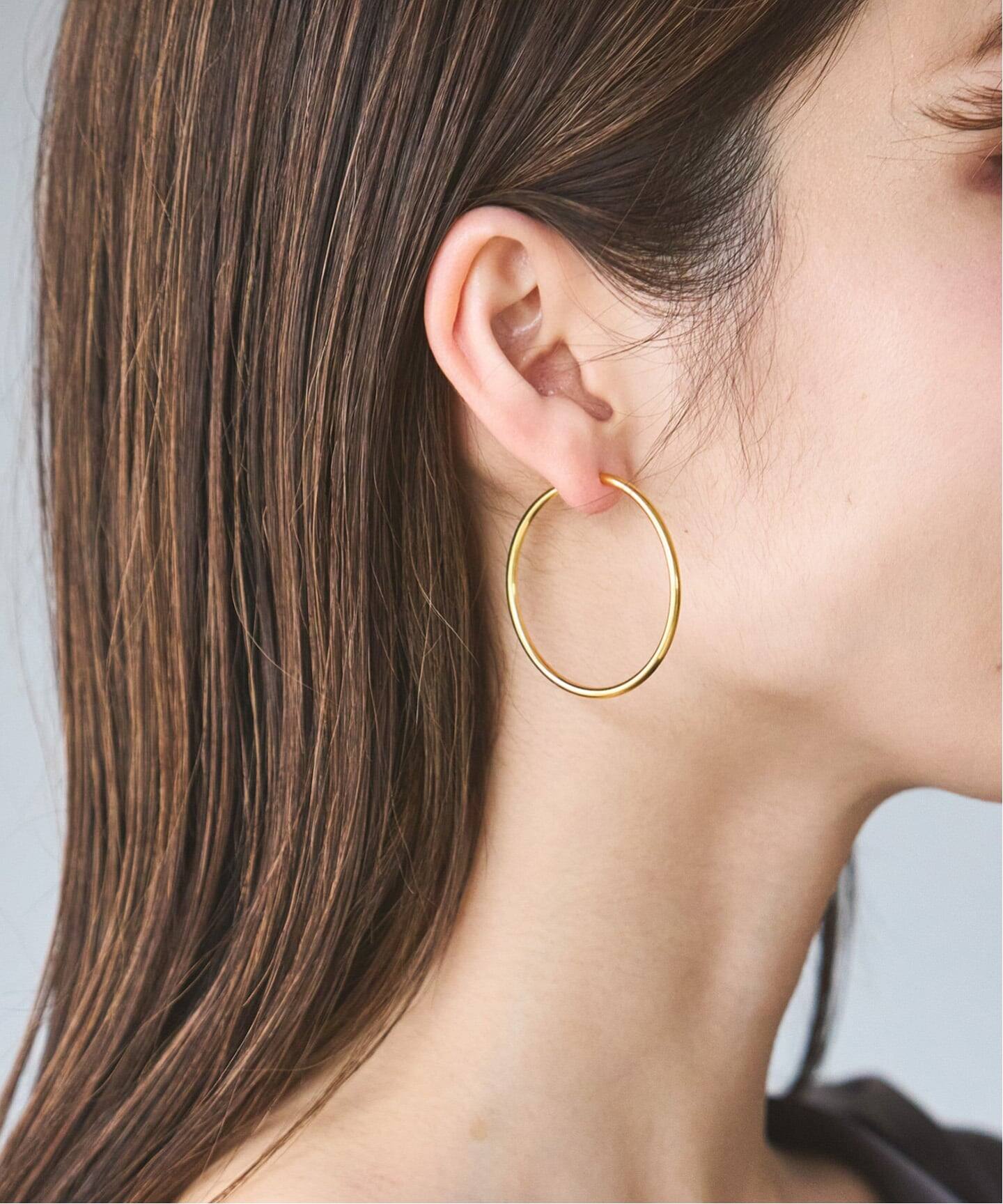 追加》MARIA BLACK/マリア ブラック Senorita 35Hoop - PAIR（ピアス 