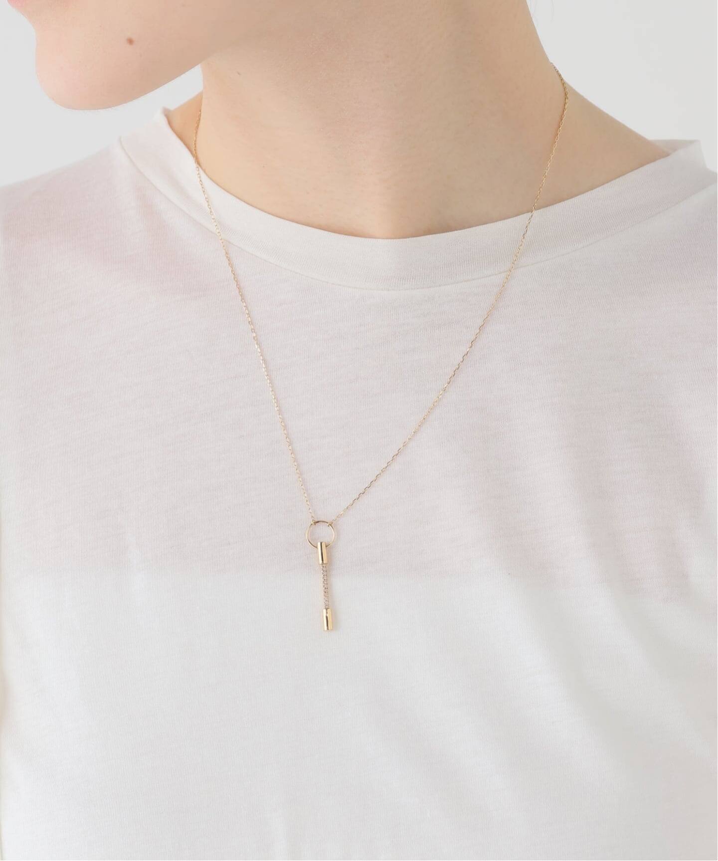 Hirotaka/ヒロタカ SPEAR Puncture Diamond Necklace（ネックレス
