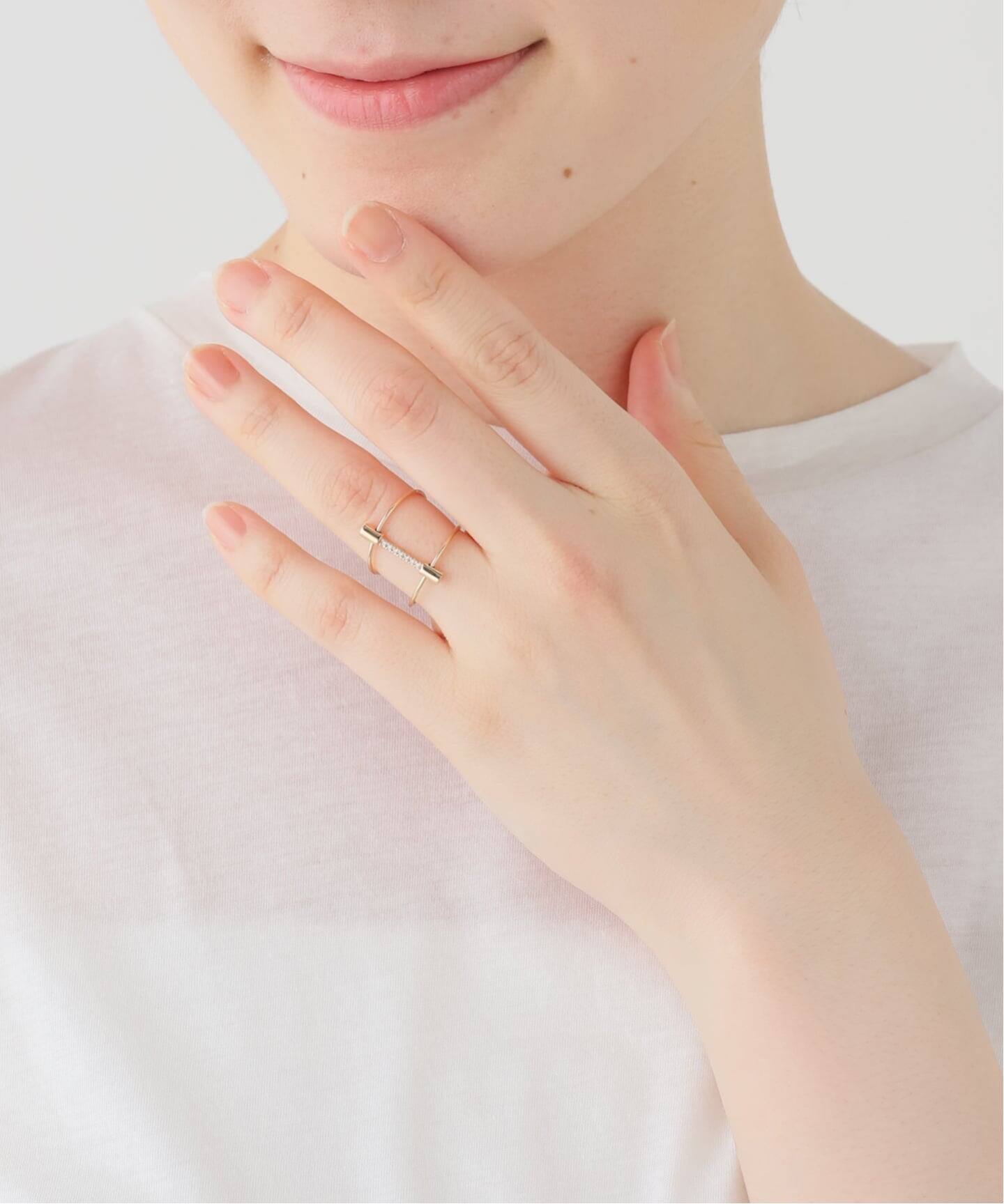 Hirotaka/ヒロタカ SPEAR Puncture Diamond Ring（リング）｜NOBLE