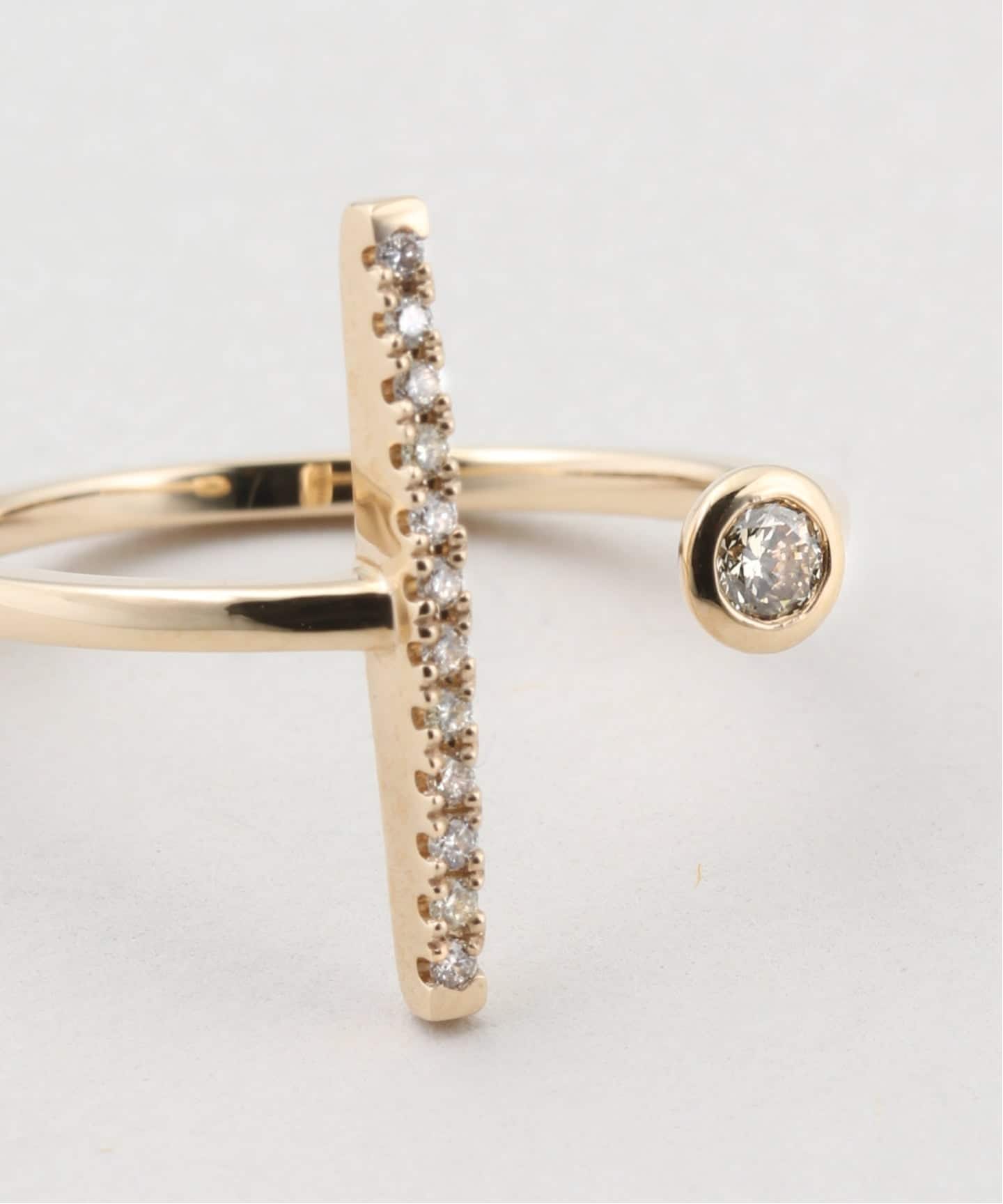 Hirotaka GOSSAMER ショート ダイヤモンド リング Hirotaka/ヒロタカ Gossamer Short Diamond Ring（リング）｜NOBLE