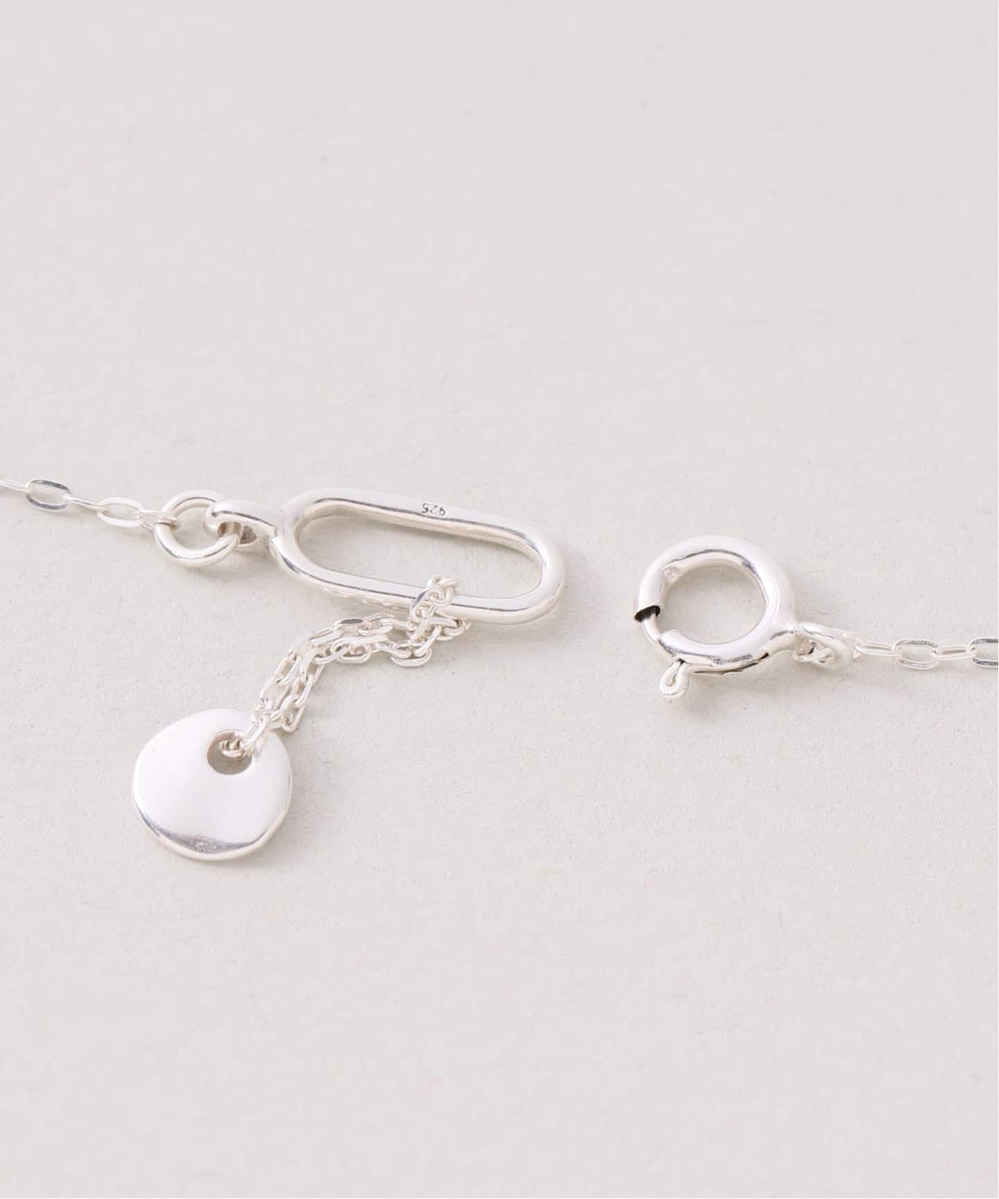 予約》norme/ノーム tag chain necklace(シルバー)（ネックレス