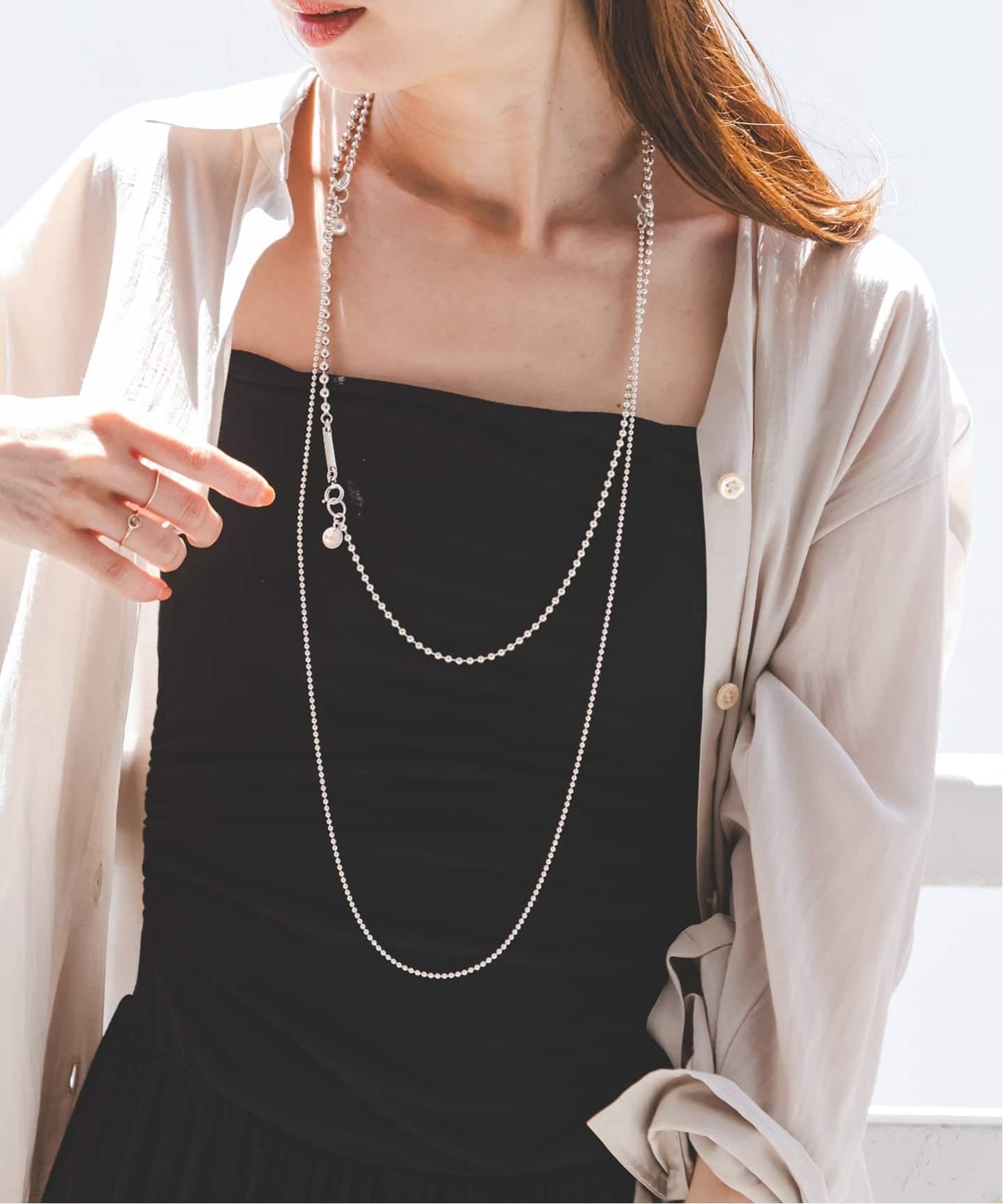 追加》in mood/インムード MULTIBALL CHAIN-necklace（ネックレス
