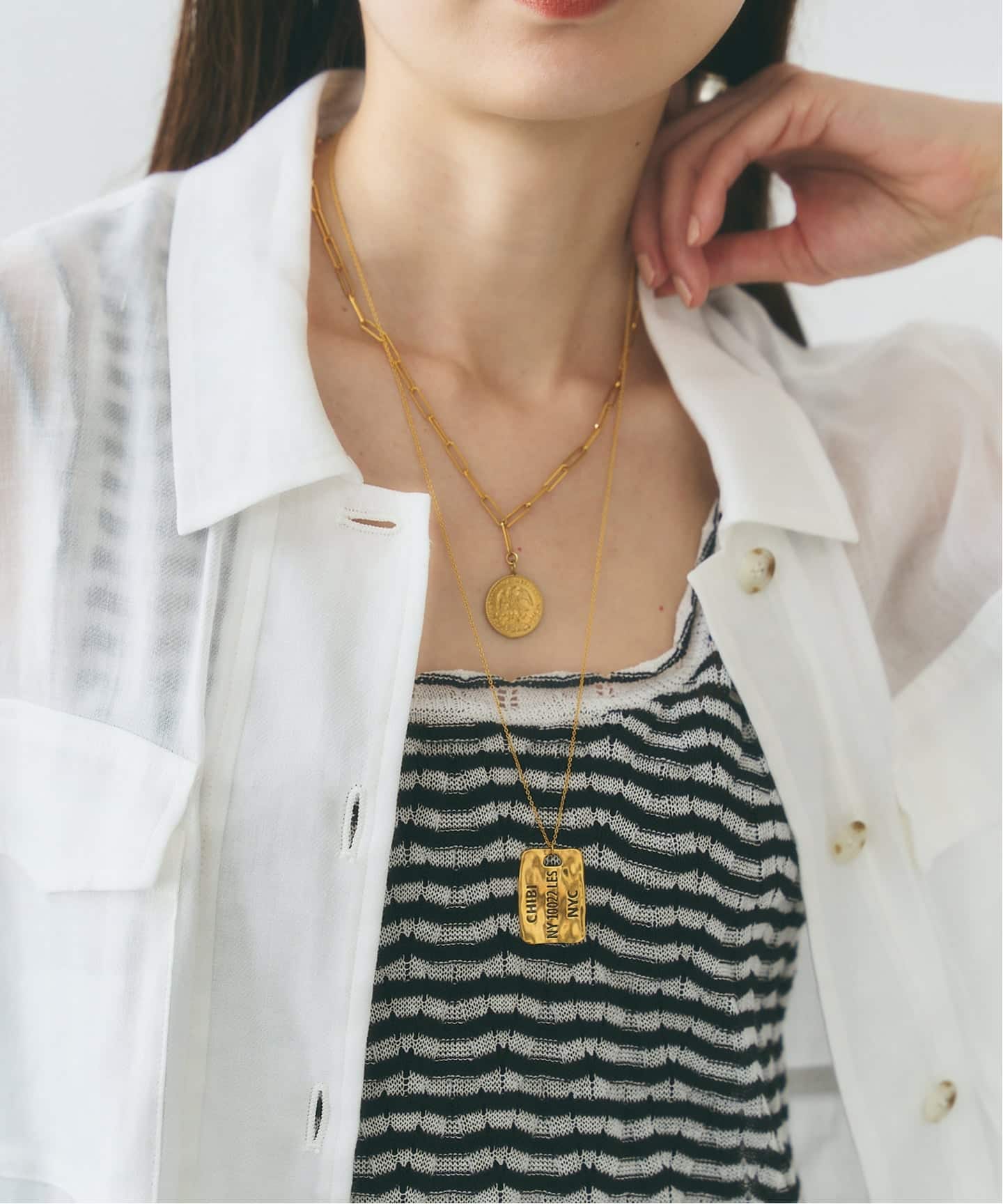 chibi jewels/チビジュエルズ Idintification Tag Necklace