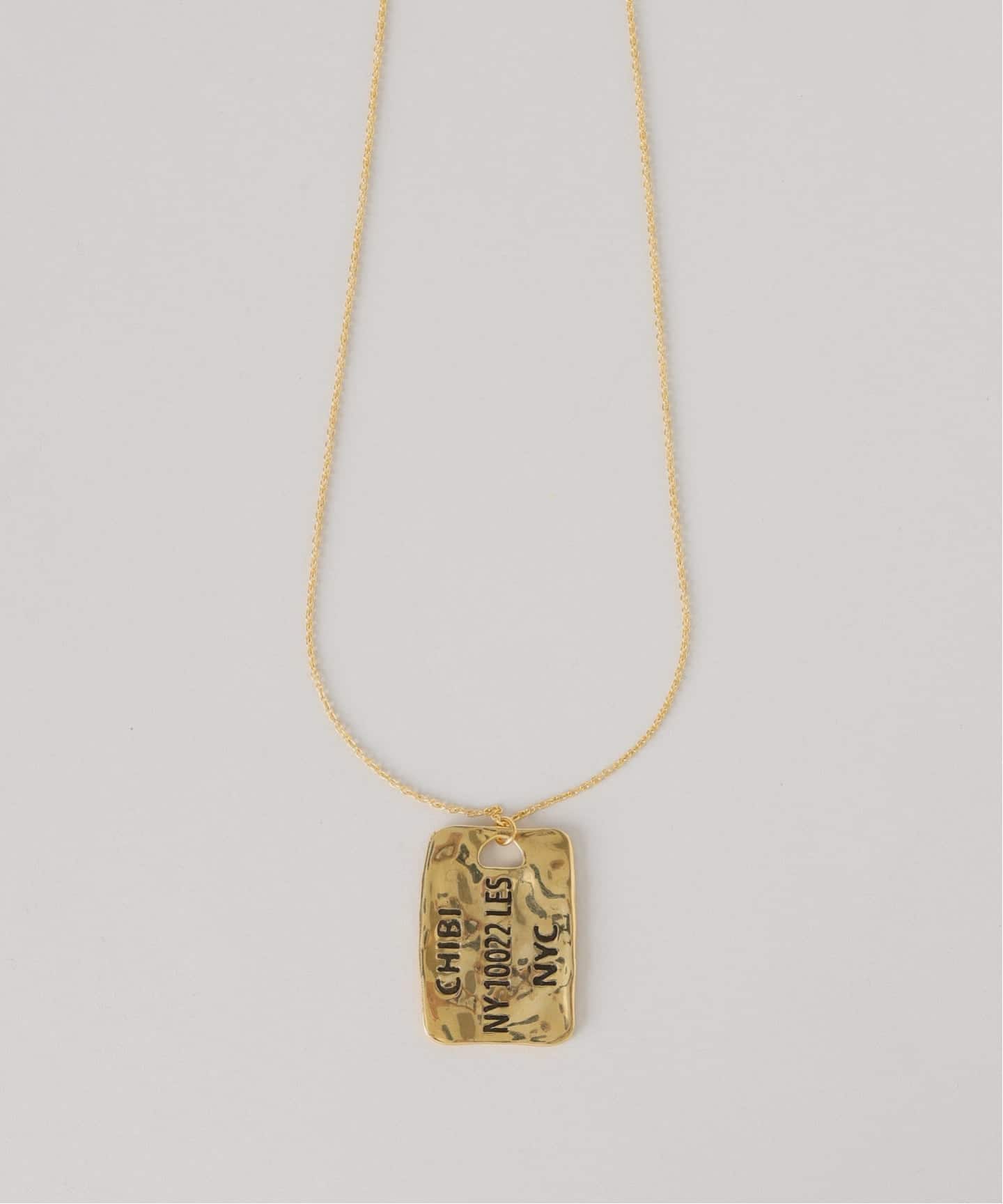 chibi jewels/チビジュエルズ Idintification Tag Necklace