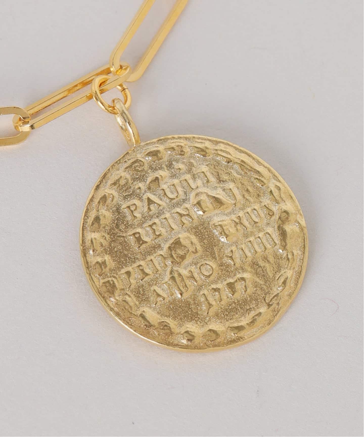 chibi jewels/チビジュエルズ rectangle chain Mex Coin Necklace