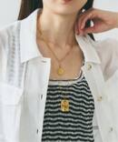 chibi jewels/チビジュエルズ rectangle chain Mex Coin Necklace