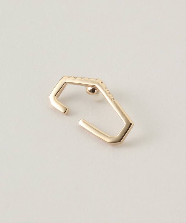 Hirotaka/ヒロタカ MANHATTAN Polygon Diamond Pearl（ピアス（片耳用 