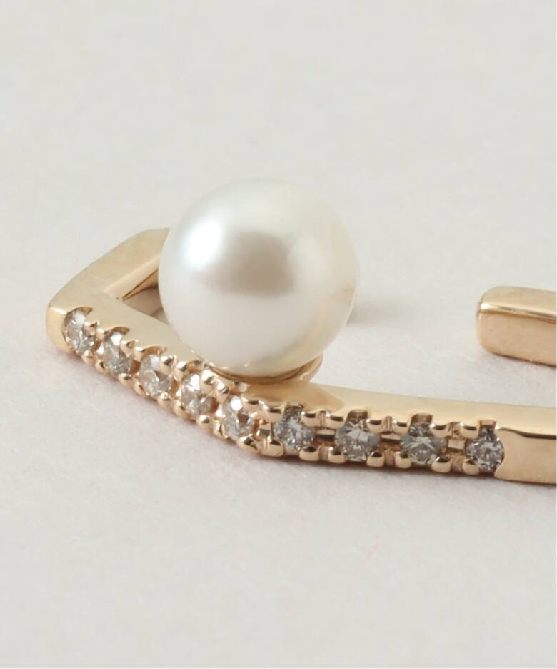 Hirotaka/ヒロタカ MANHATTAN Polygon Diamond Pearl（ピアス（片耳用 