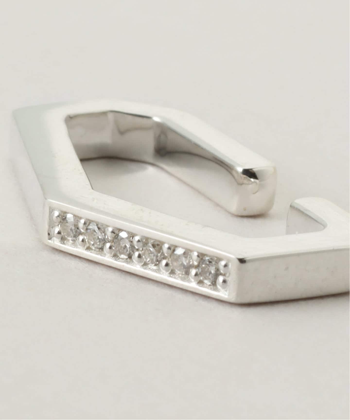 Hirotaka/ヒロタカ MANHATTAN Polygon Diamond Ear C（ピアス（片耳用