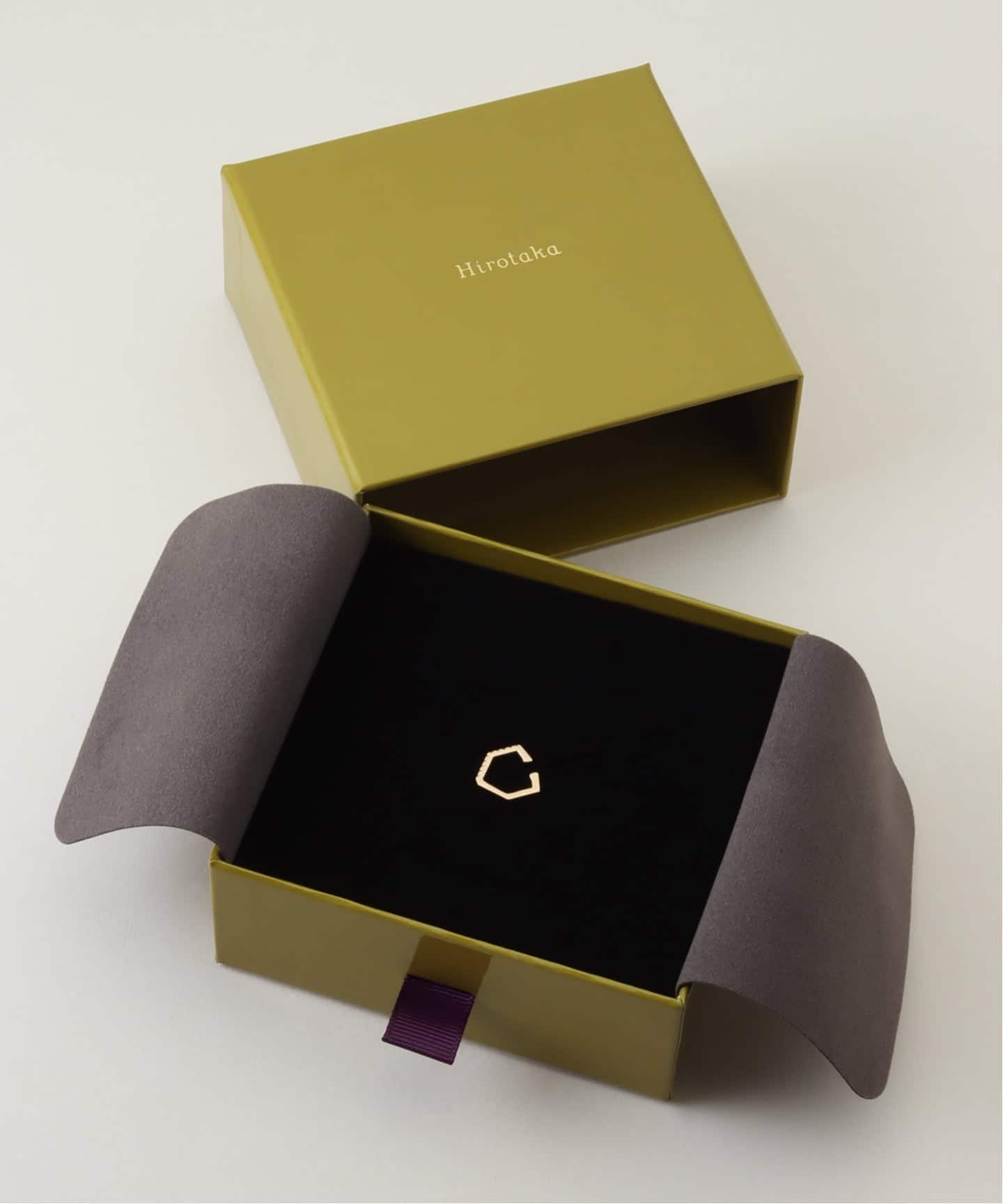 Hirotaka/ヒロタカ MANHATTAN Hexagon Diamond Ear C（ピアス（片耳用