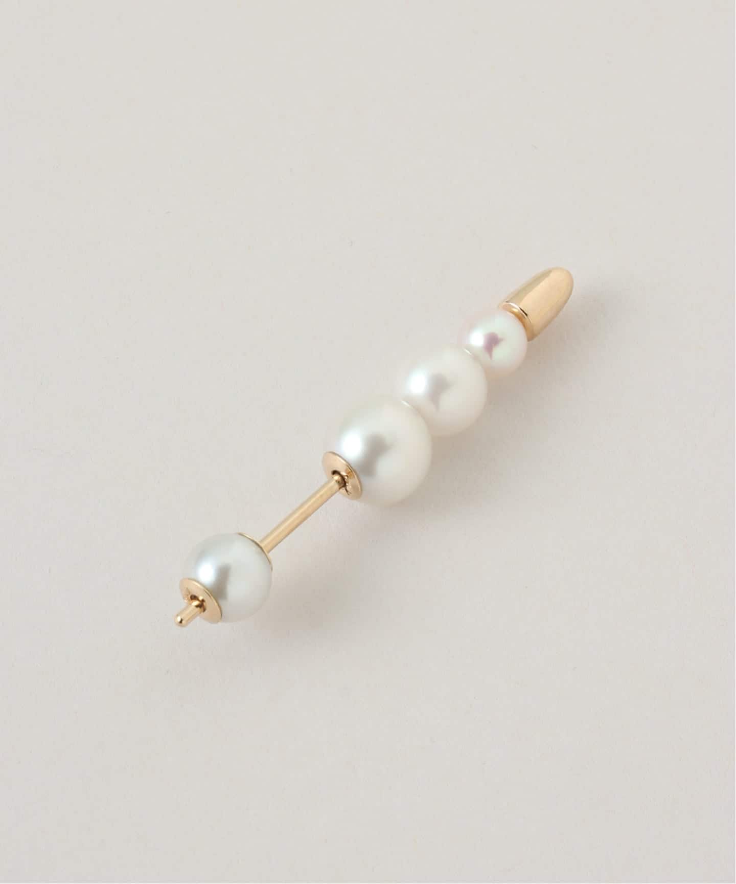 Hirotaka/ヒロタカ BACK SPEAR Puncture Pearl Earring（ピアス（片耳