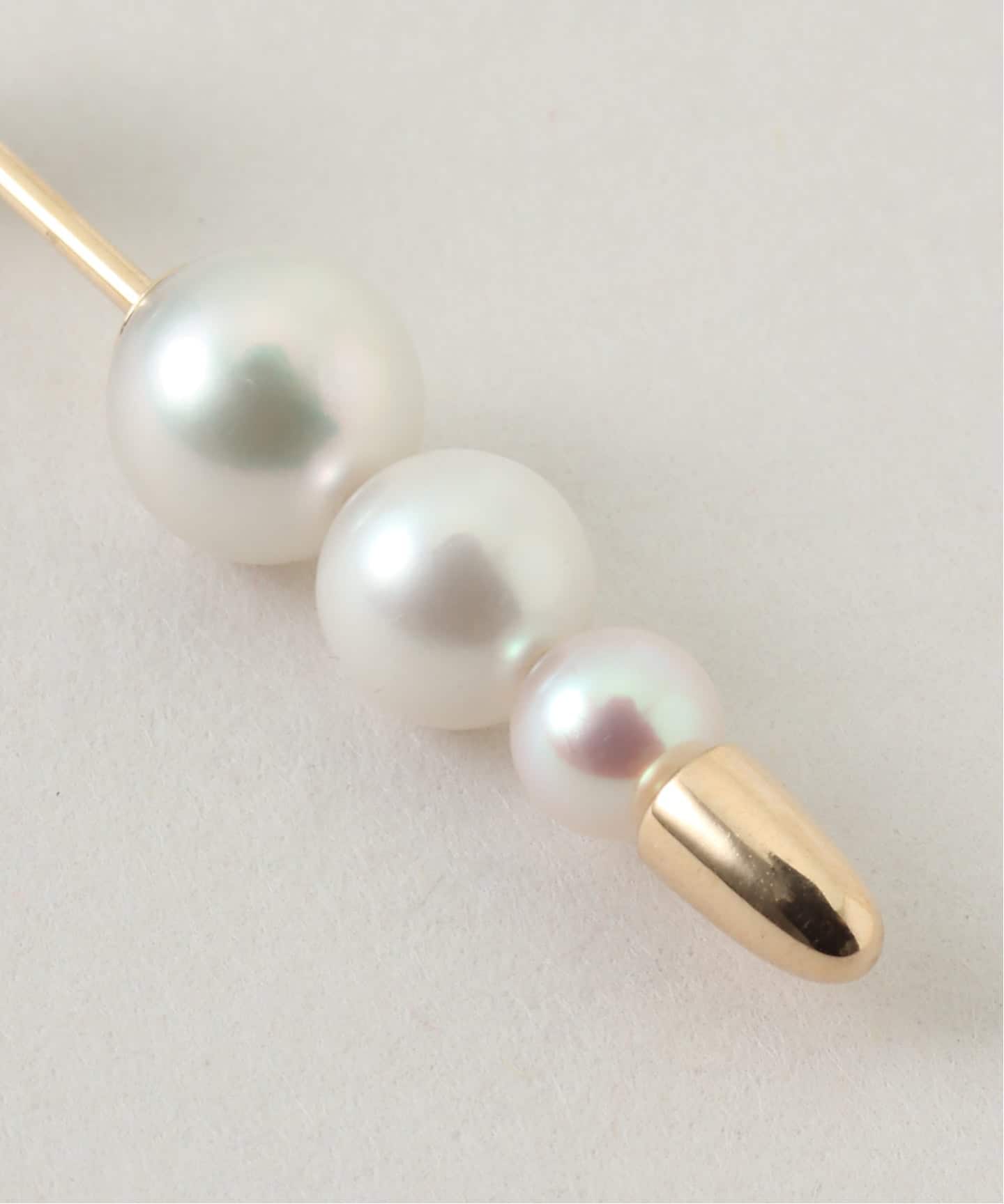 Hirotaka/ヒロタカ BACK SPEAR Puncture Pearl Earring（ピアス（片耳