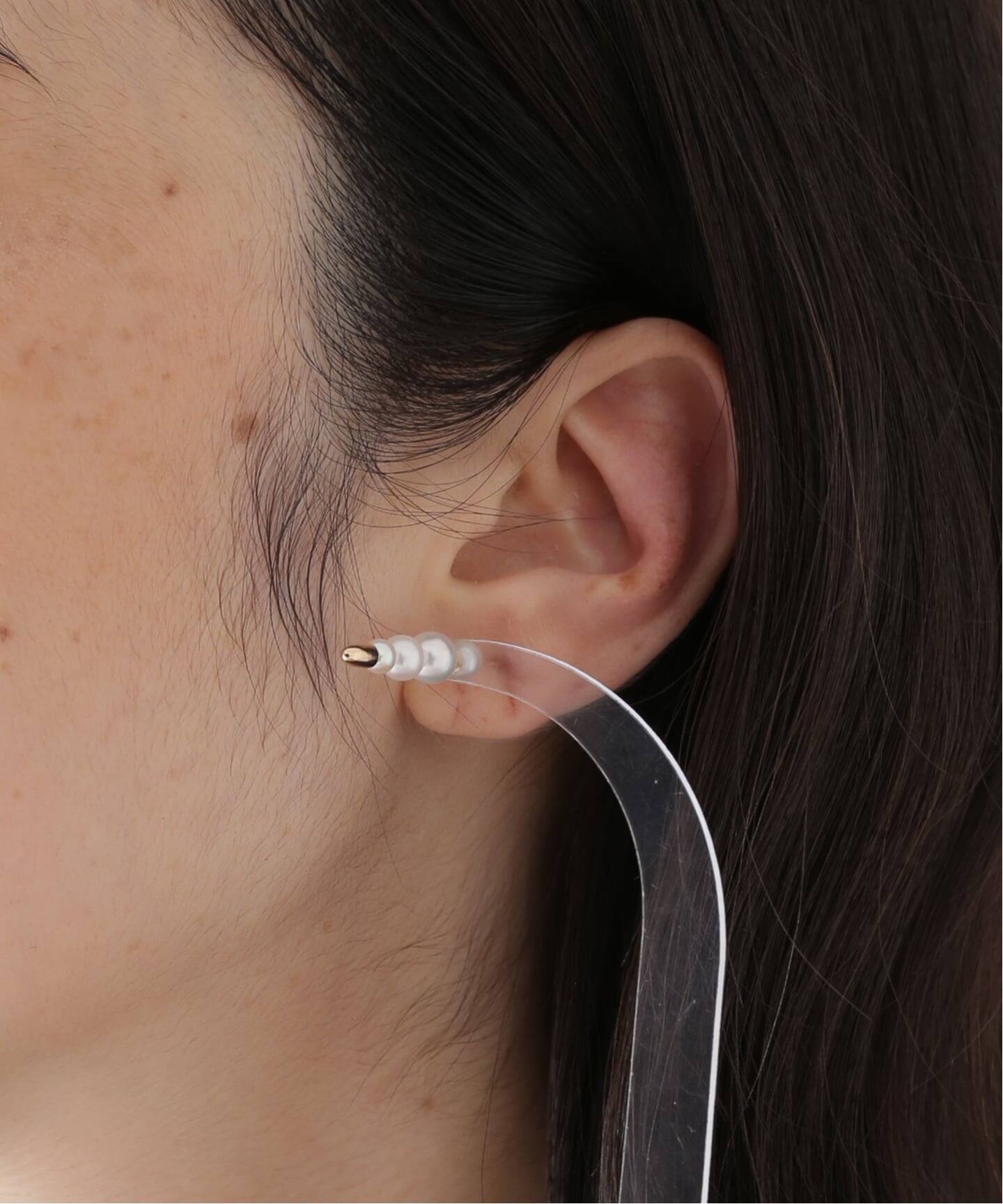 Hirotaka/ヒロタカ BACK SPEAR Puncture Pearl Earring（ピアス（片耳