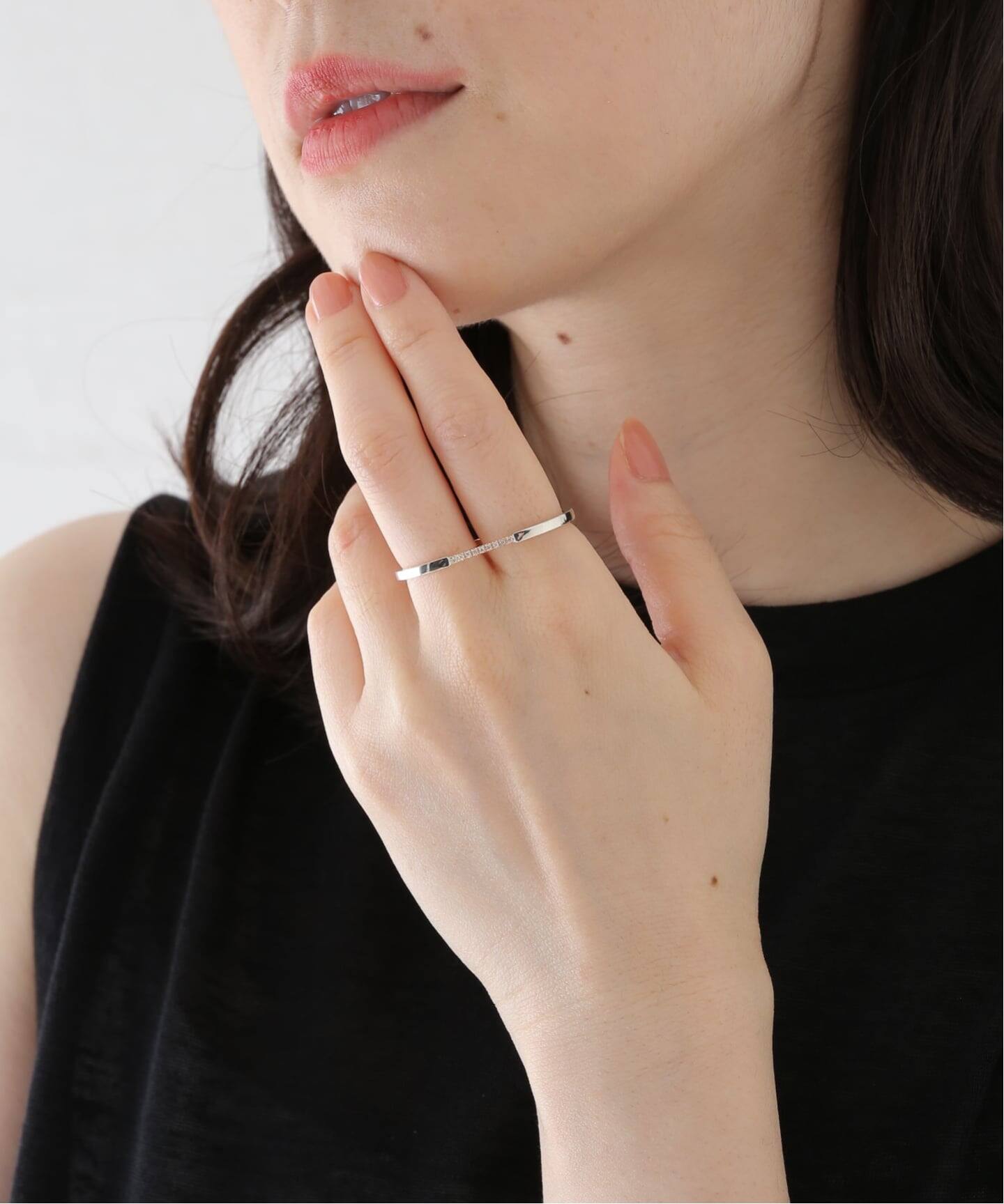 極美品☆現行品☆HirotakaマンハッタンリングMH16KDR6号 