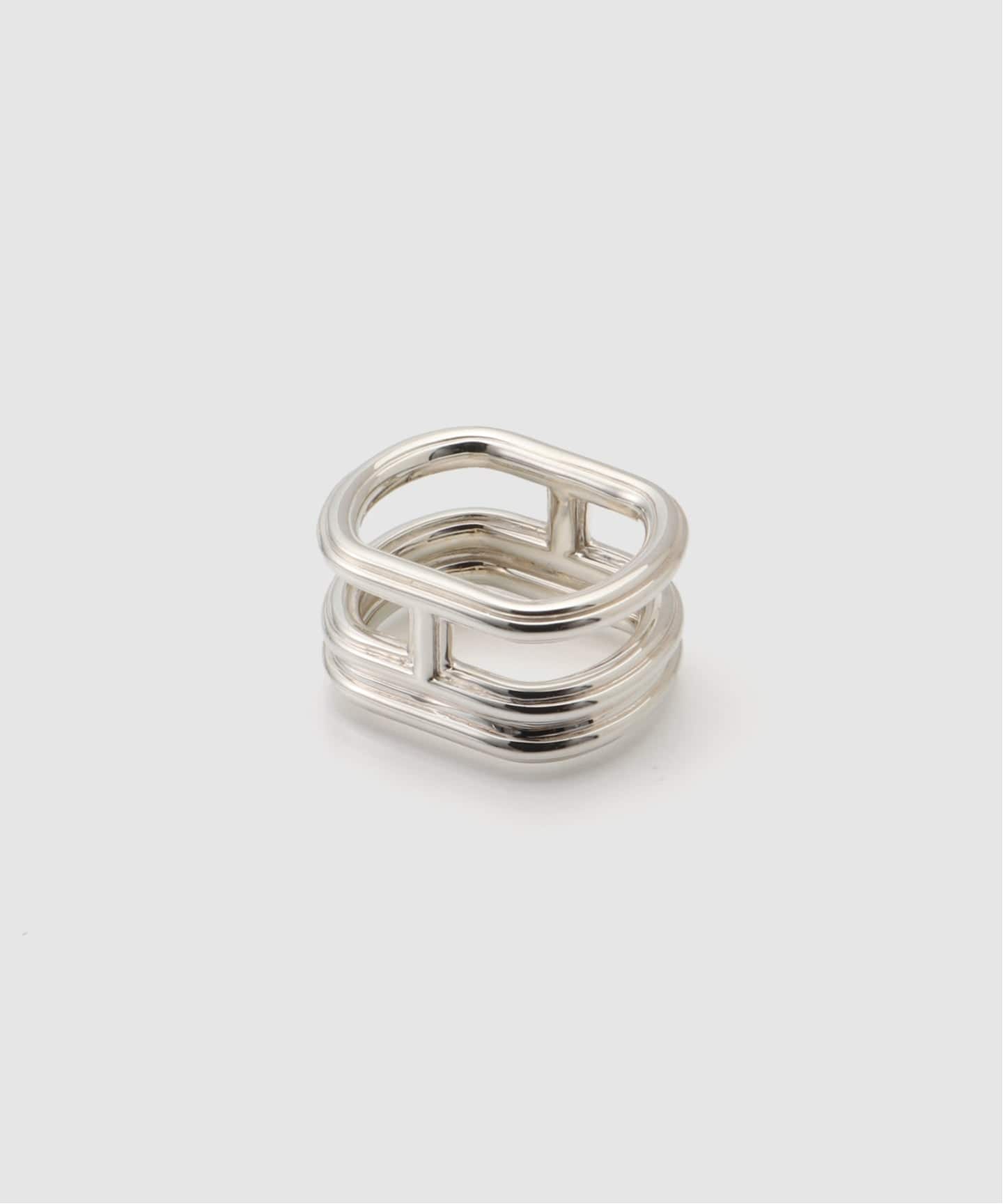 アクセサリー Hirotaka Sand Dune Layered Ring Hirotaka/ヒロタカ Sand Dune Layered Ring シルバー（リング）｜NOBLE