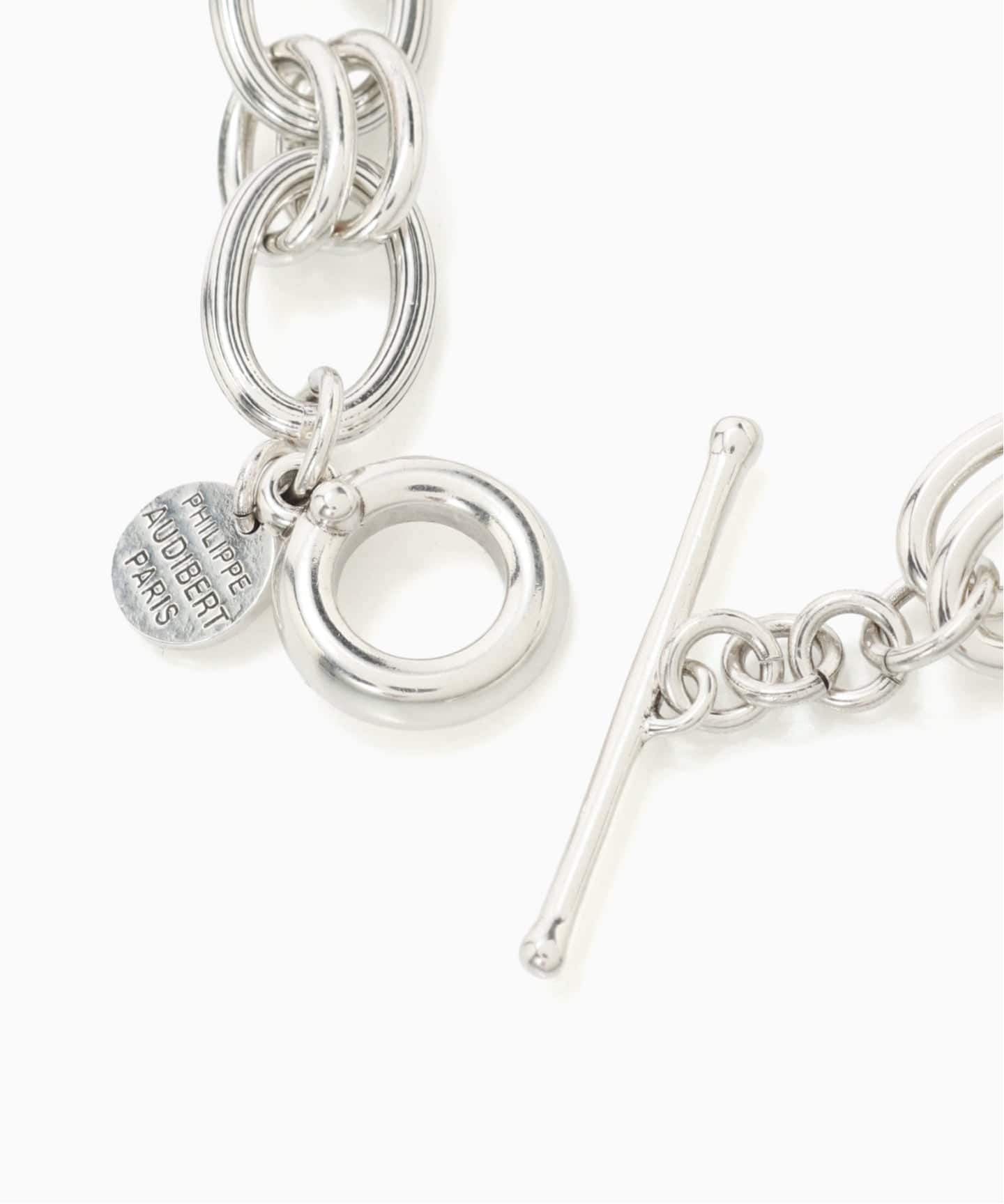 PHILIPPE AUDIBERT Byron bracelet, brass silver plated