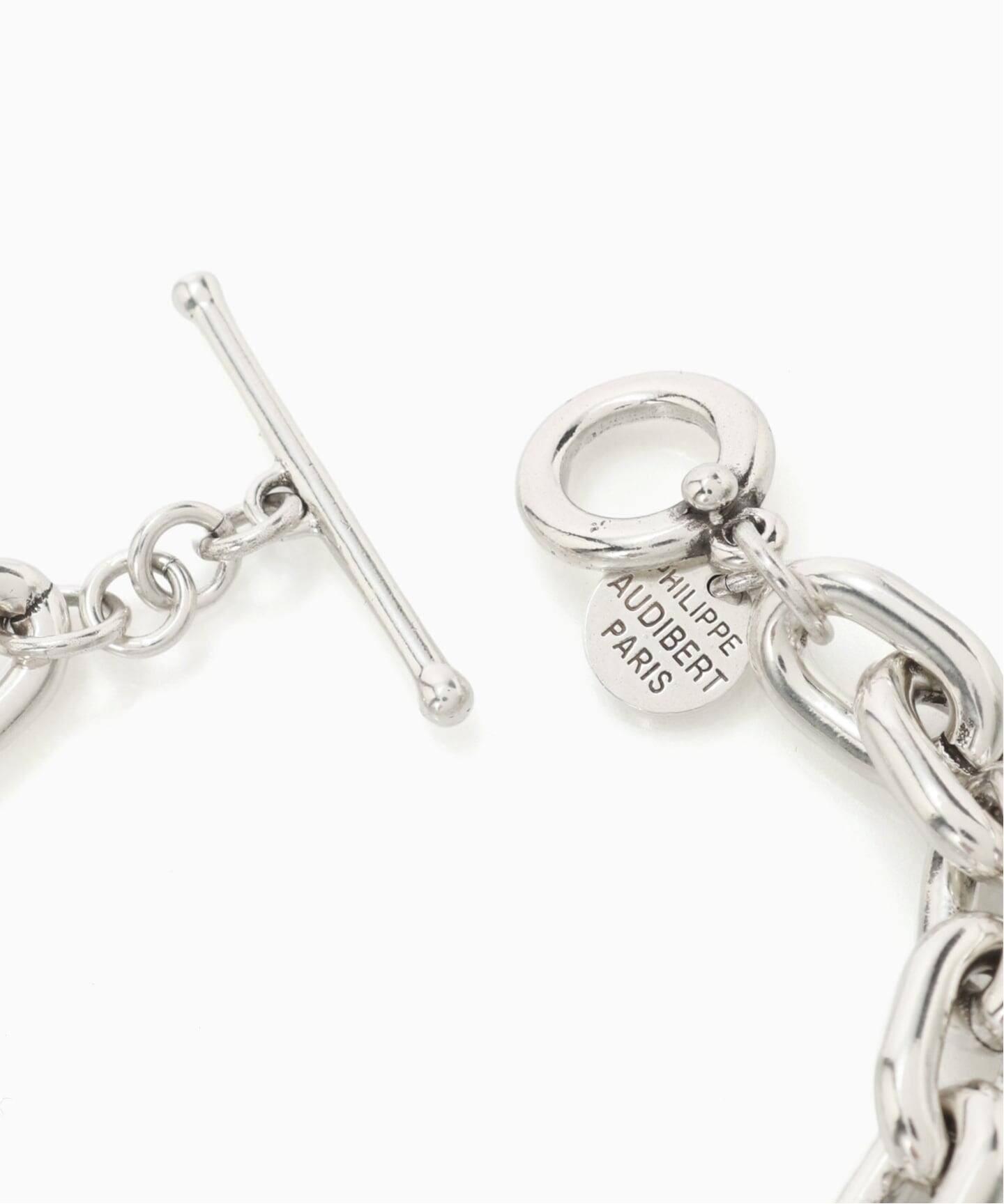 PHILIPPE AUDIBERT Dilys Hbracelet brass silver plated